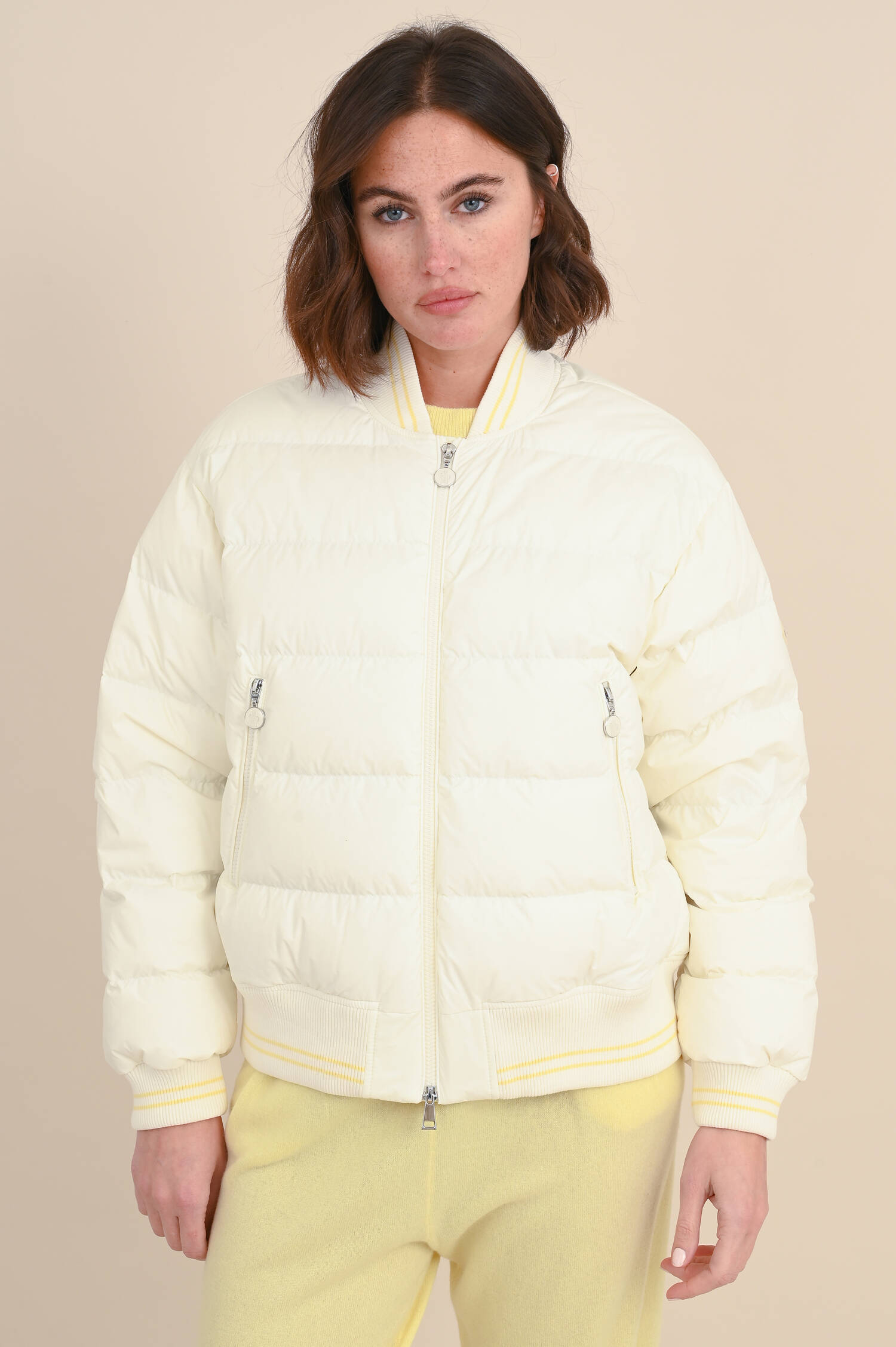 Bomberjacke ARGO in Naturweiß Bomberjacke ARGO in Naturweiß