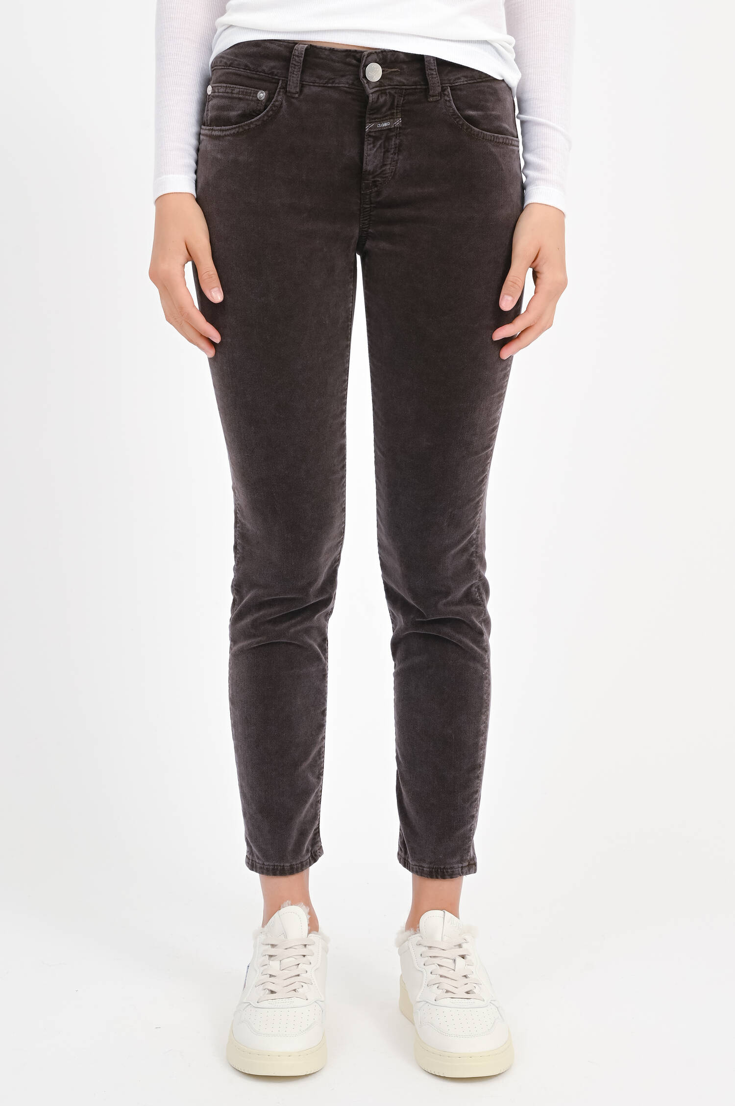 Samt Hose BAKER in Graubraun Samt Hose BAKER in Graubraun