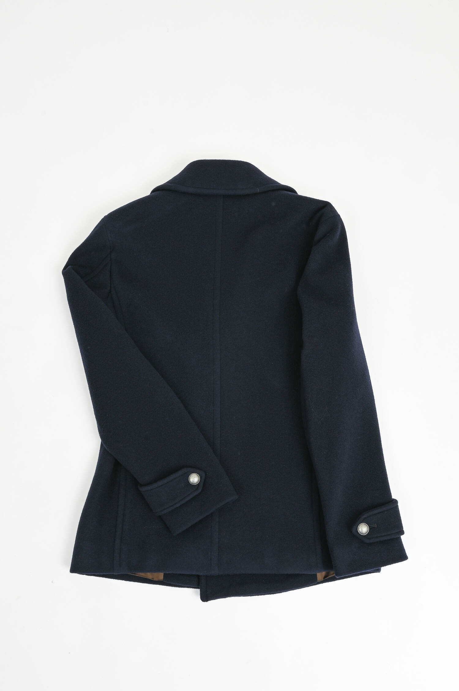 Canban-Jacke aus Woll-Mix in Navy