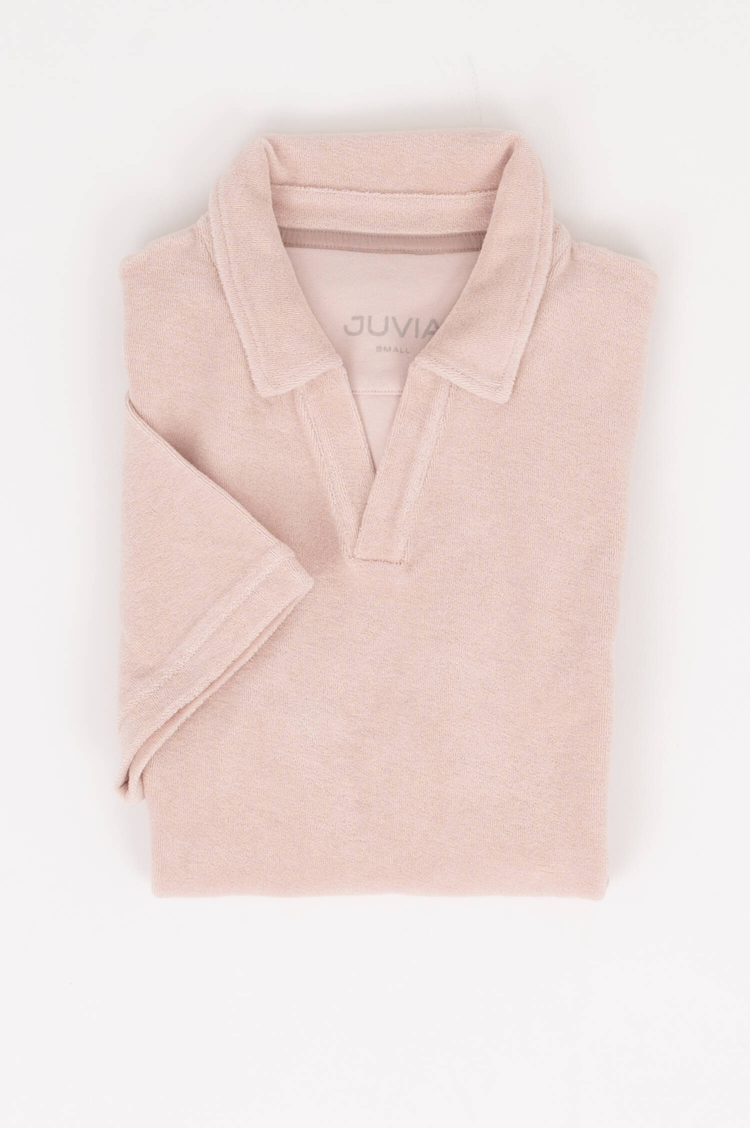 Frottee Polo in Rosa