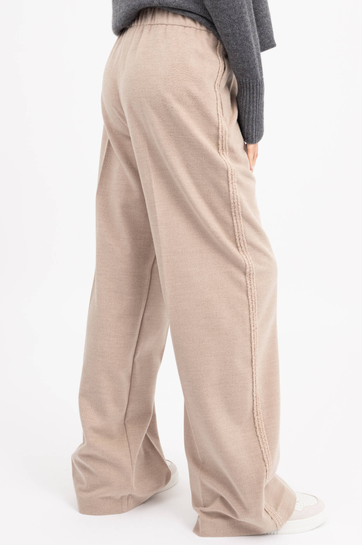 Woll-Mix Hose in Beige Woll-Mix Hose in Beige