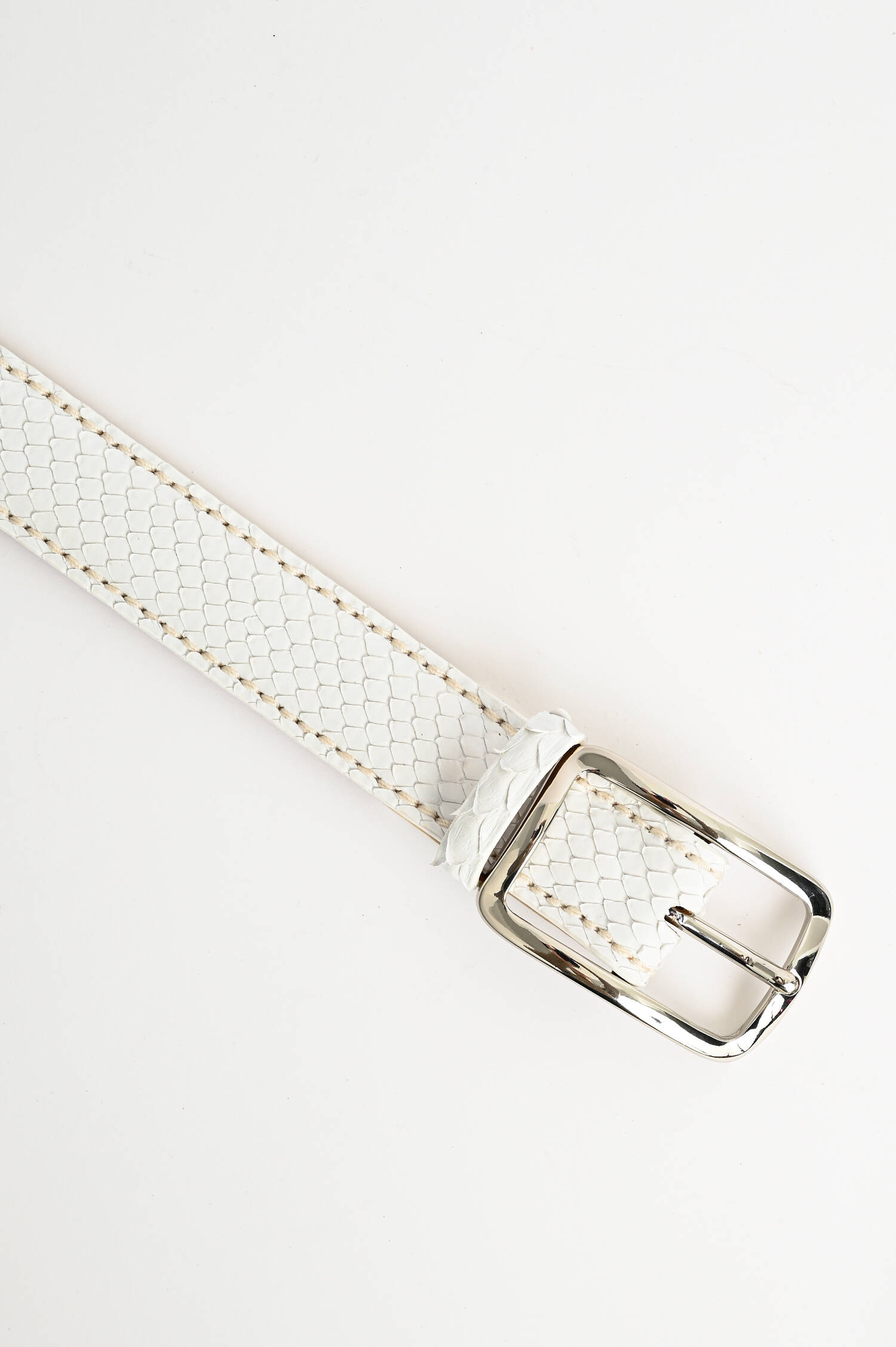Gürtel PITONE in Weiß