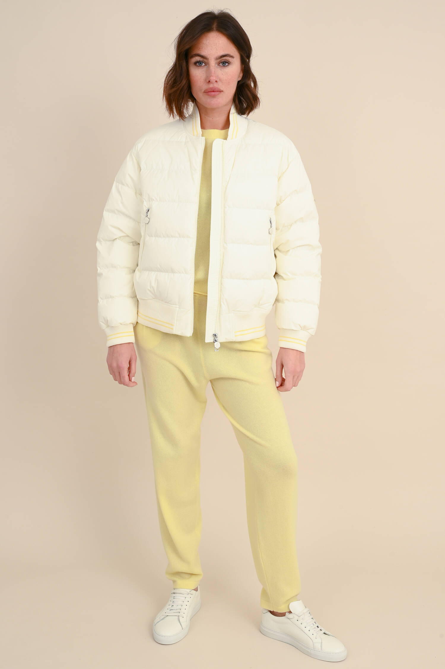 Bomberjacke ARGO in Naturweiß Bomberjacke ARGO in Naturweiß