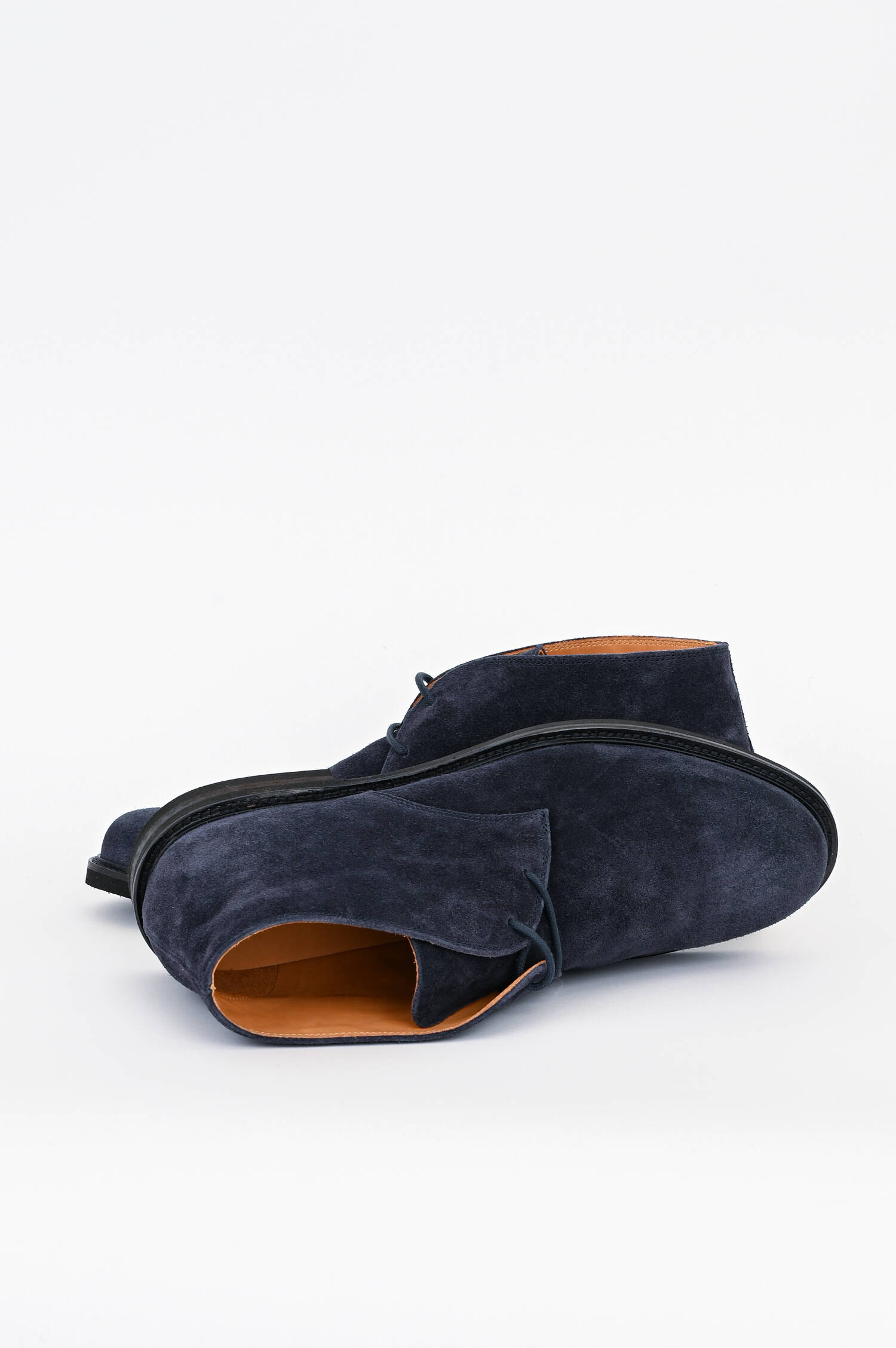 Stiefelette mit Schnürung in Navy Stiefelette mit Schnürung in Navy