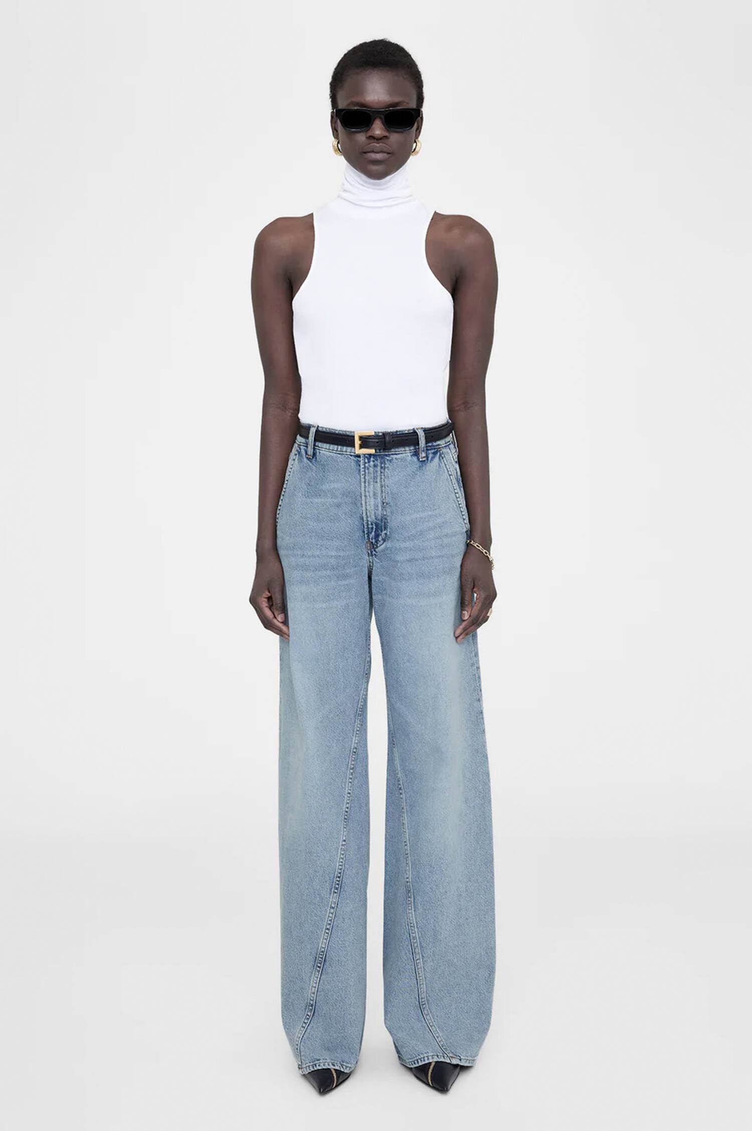 Jeans BRILEY mit Ziernaht in Hellblau