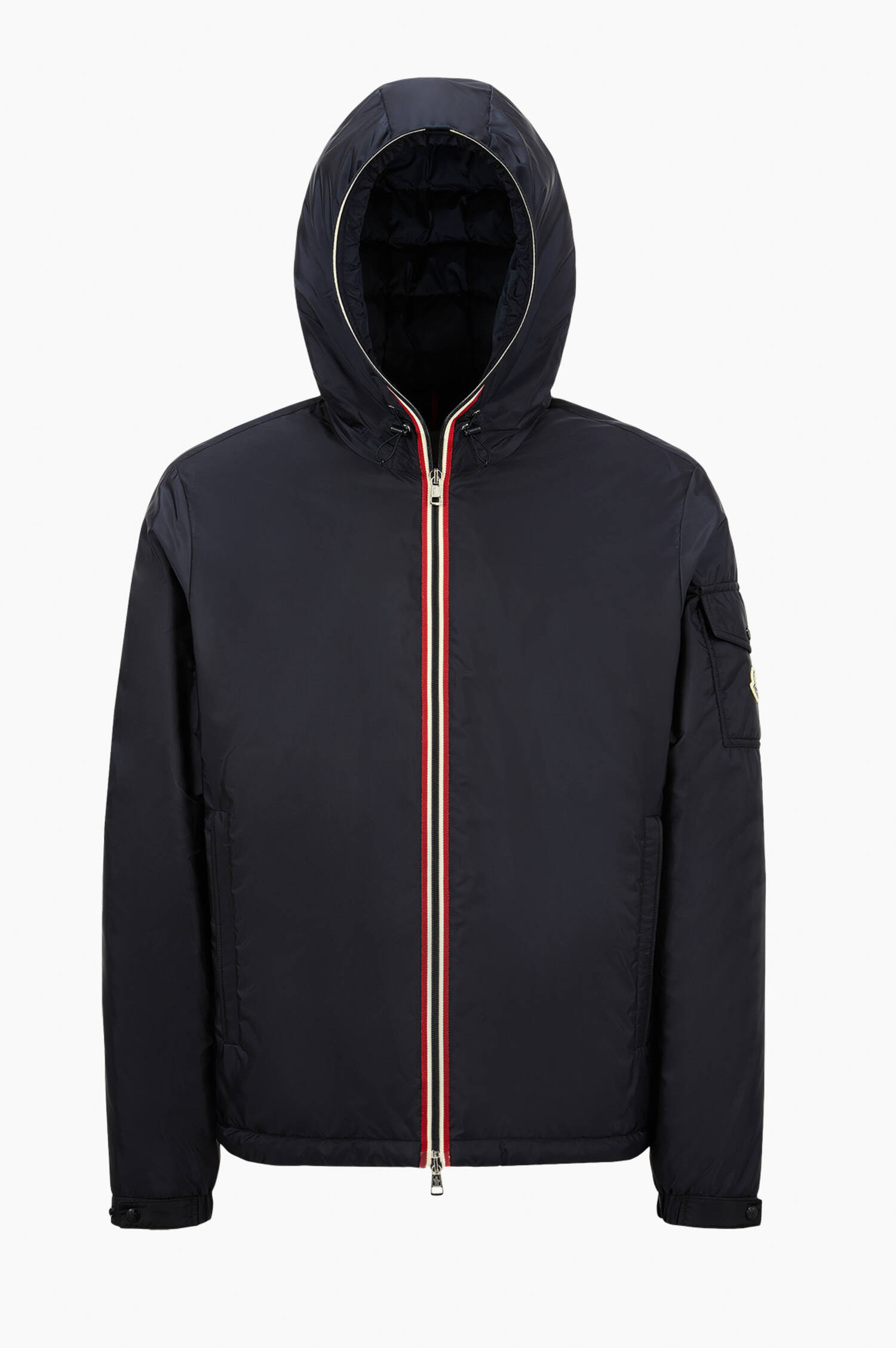 Daunenjacke EVETTES mit Kontrastdetails in Navy