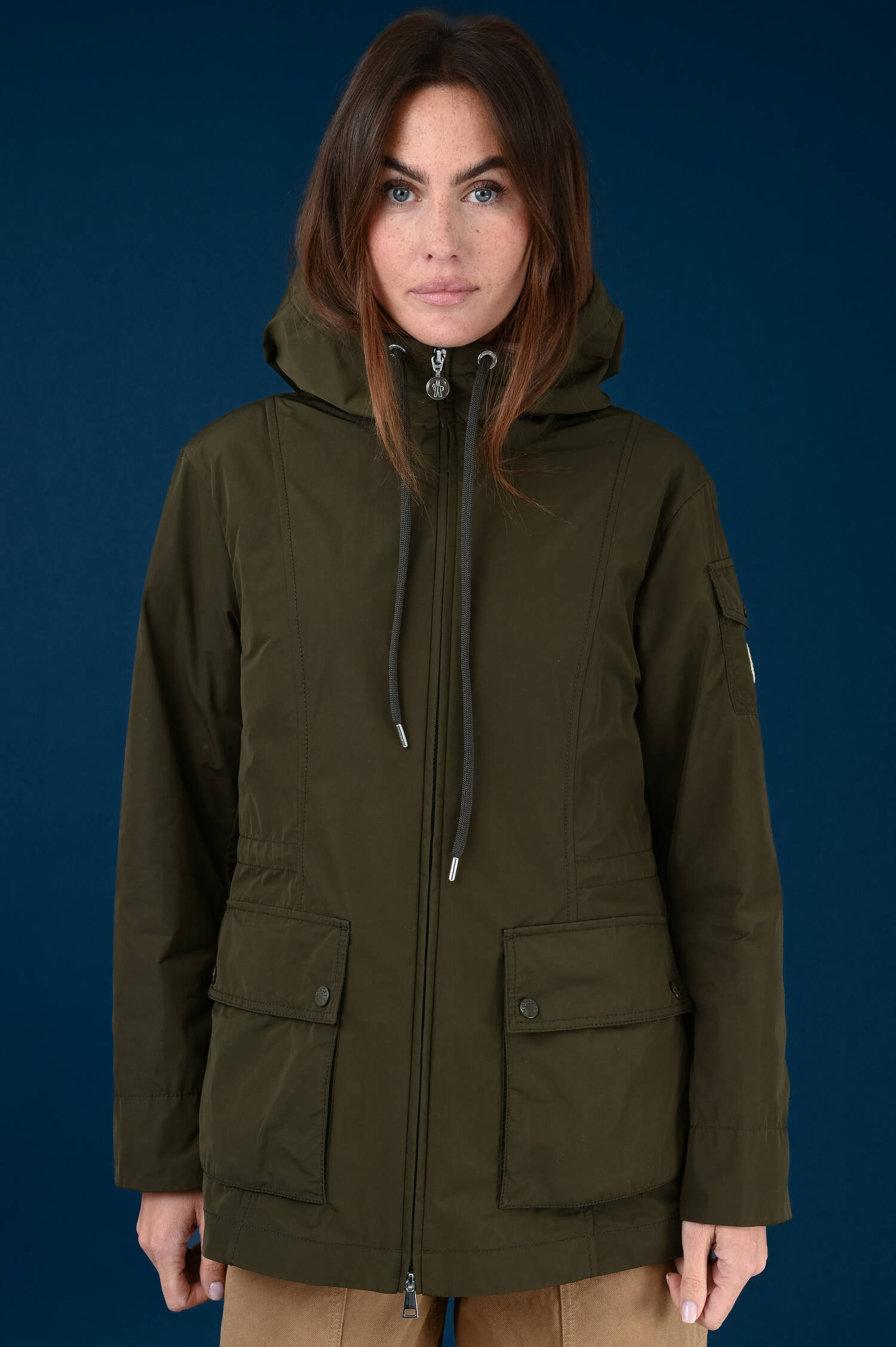 Parkajacke LEANDRO in Olivgrün