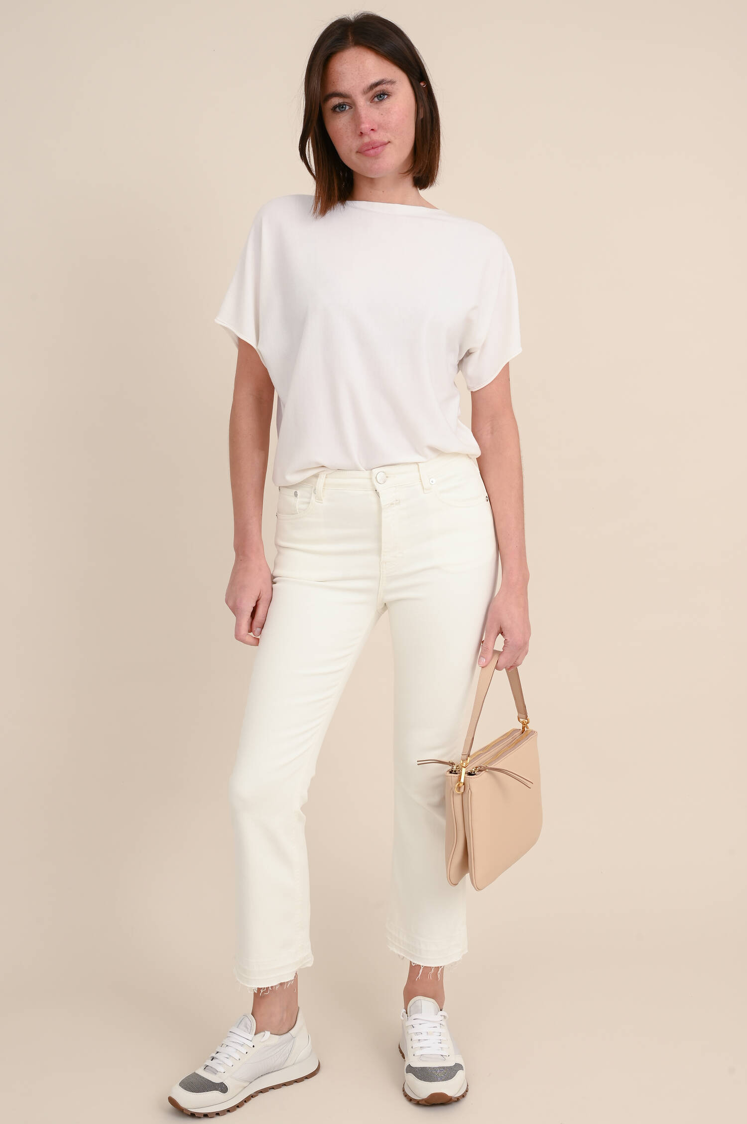 Flared Jeans HI-SUN in Ivory