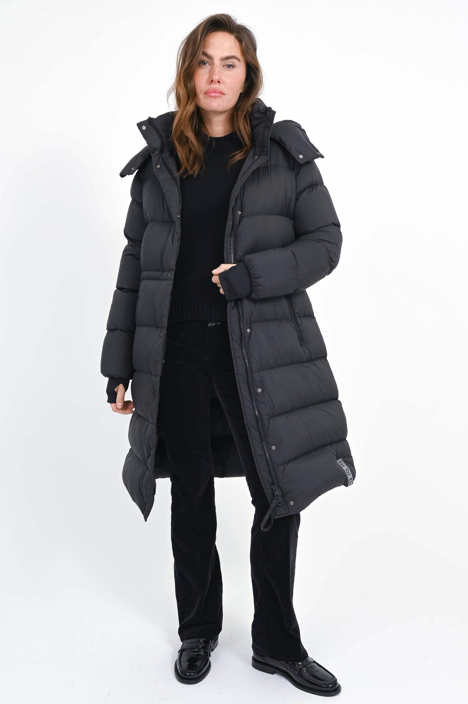 Steppmantel in Black Steppmantel in Black