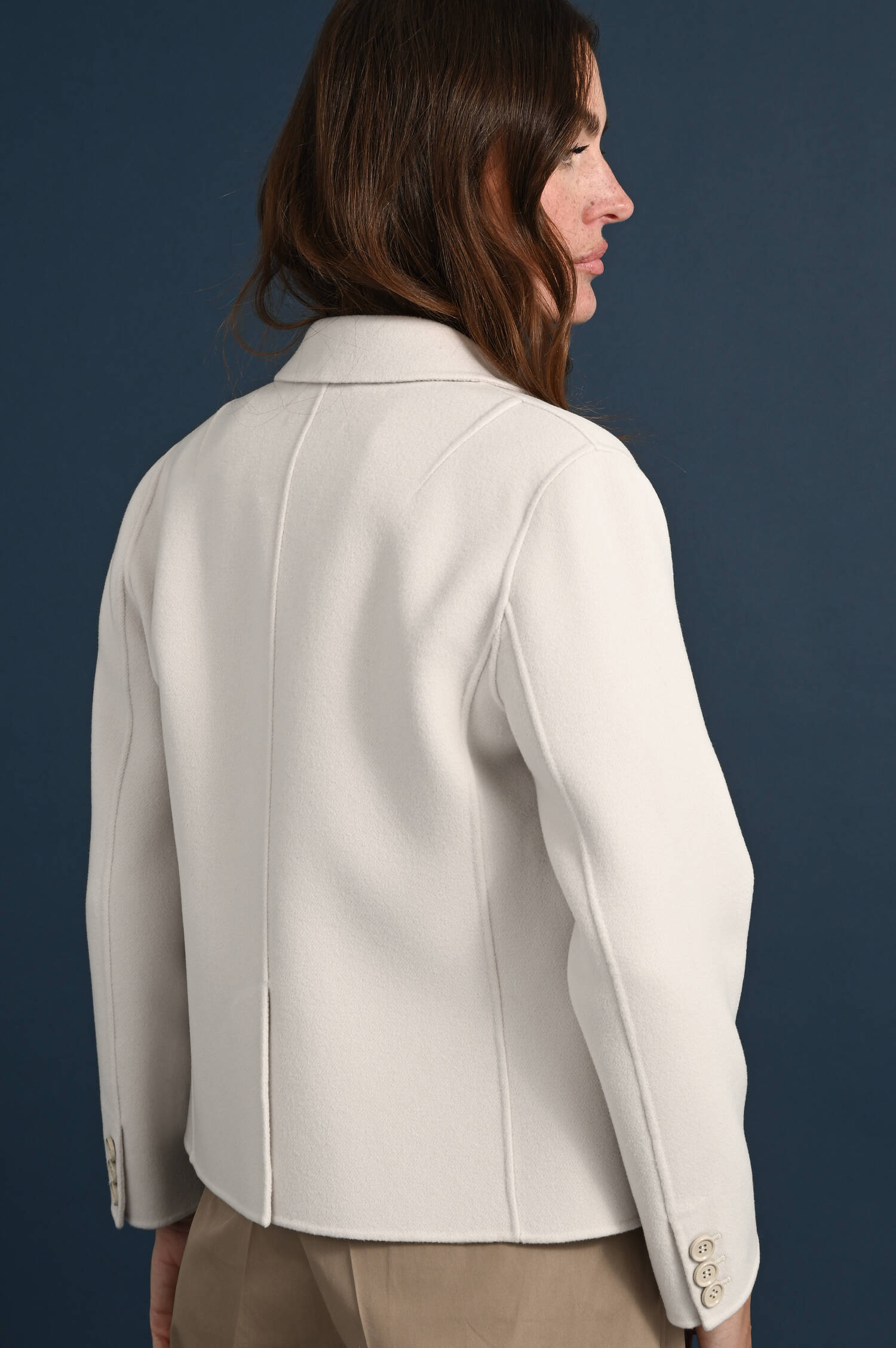 Woll Blazer MAGIA in Elfenbeinfarbe