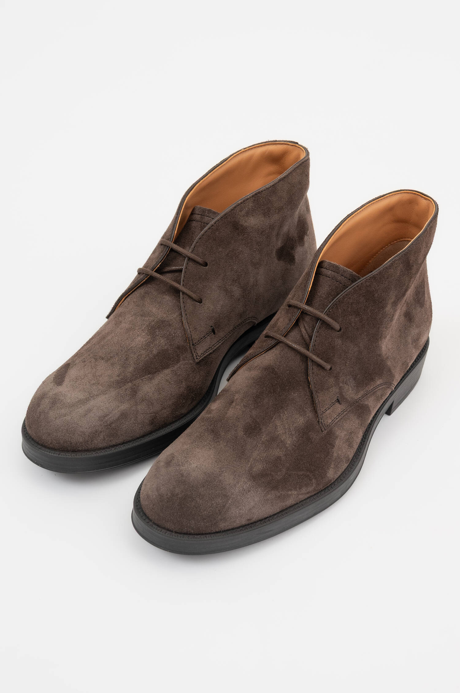 Suede Halbschuhe in Braun