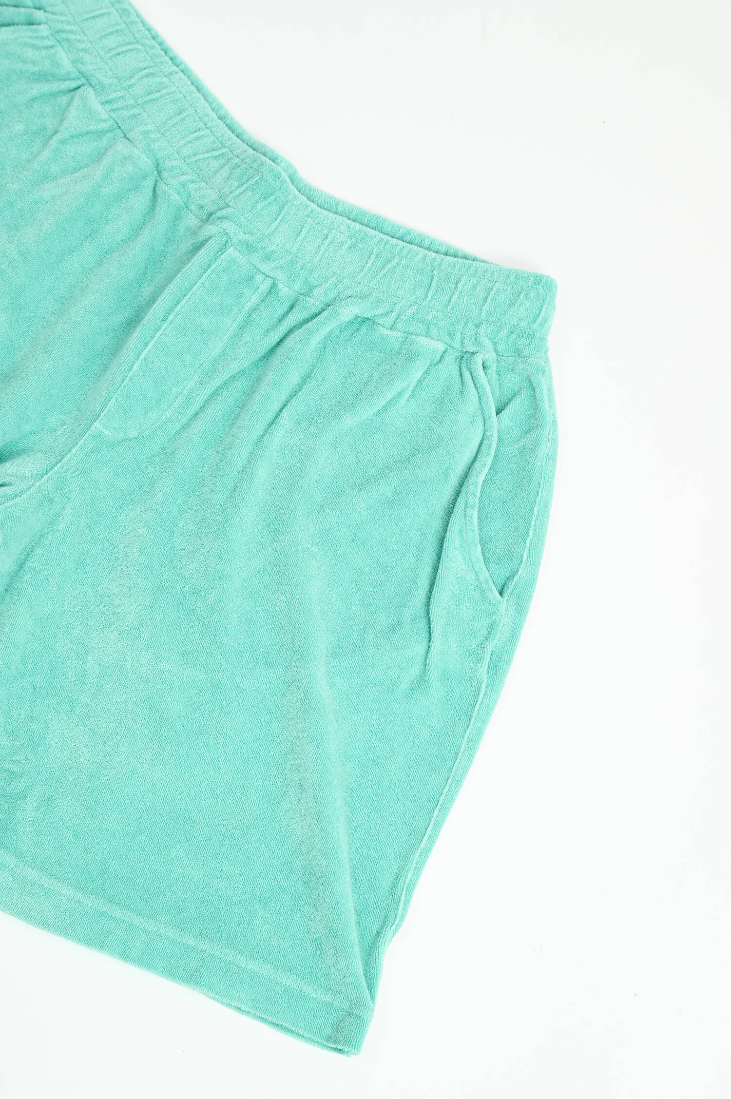 Frottee-Bermudashorts GRÜNER in Türkis Frottee-Bermudashorts GRÜNER in Türkis