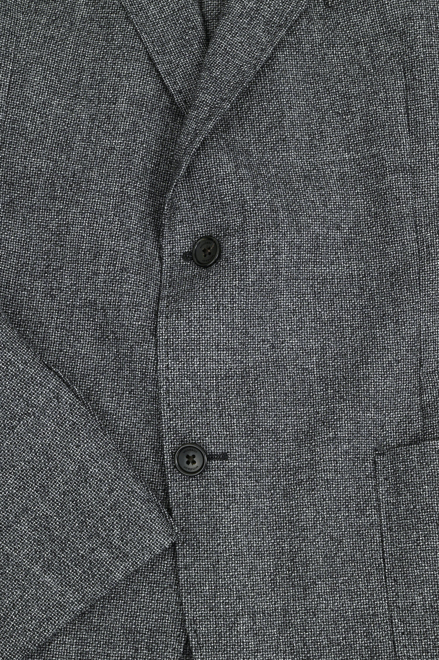 Sakko GIRO aus Schurwolle in Grau gemustert