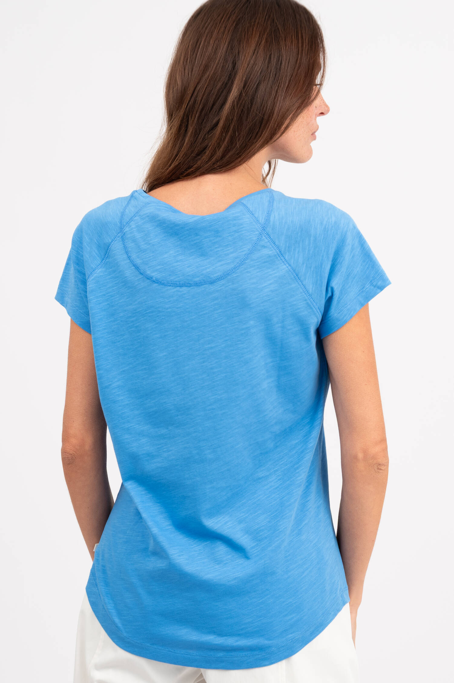 Raglan T-Shirt in Blau meliert
