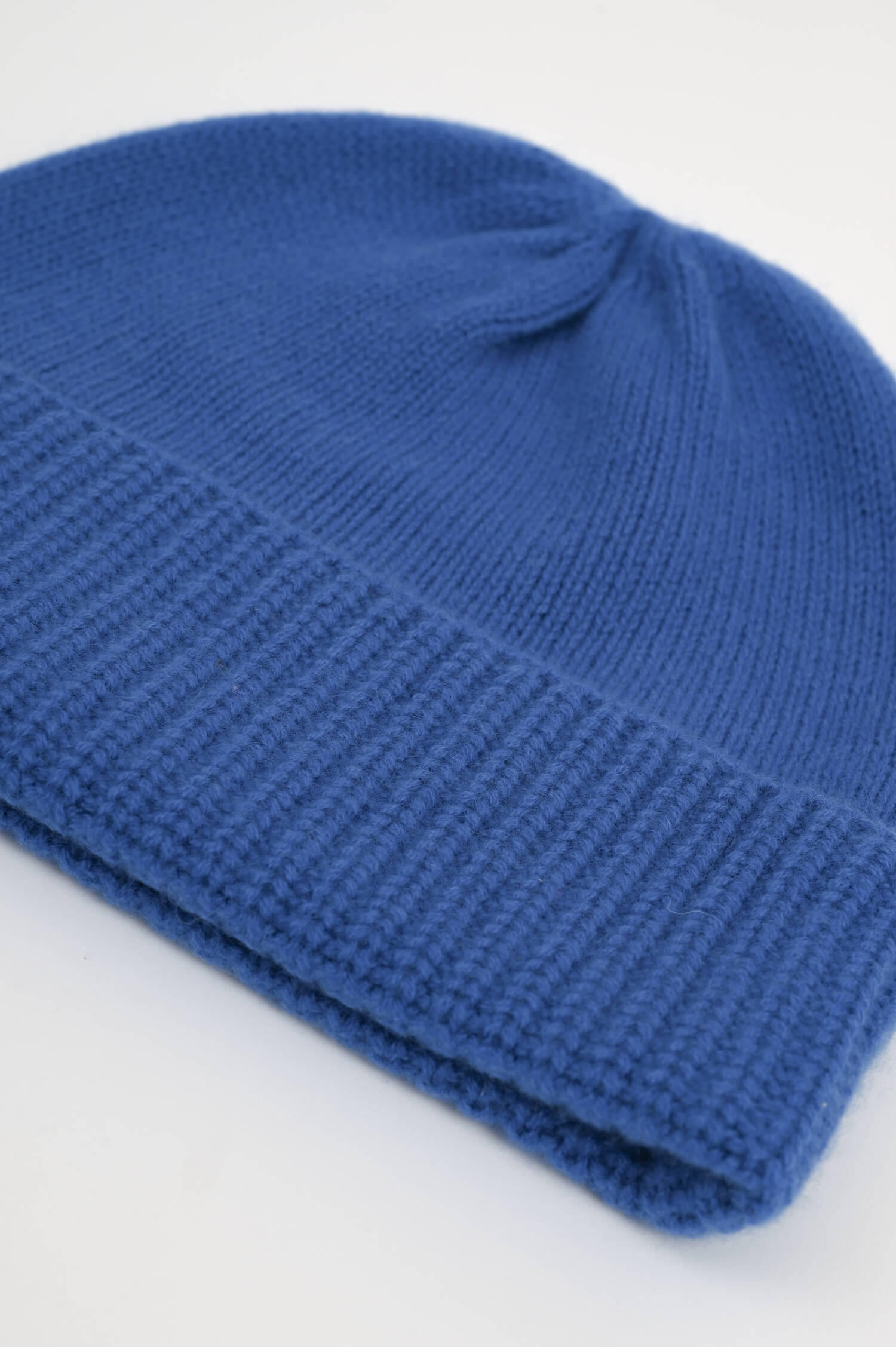 Cashmere Mütze in Brilliantblau Cashmere Mütze in Brilliantblau