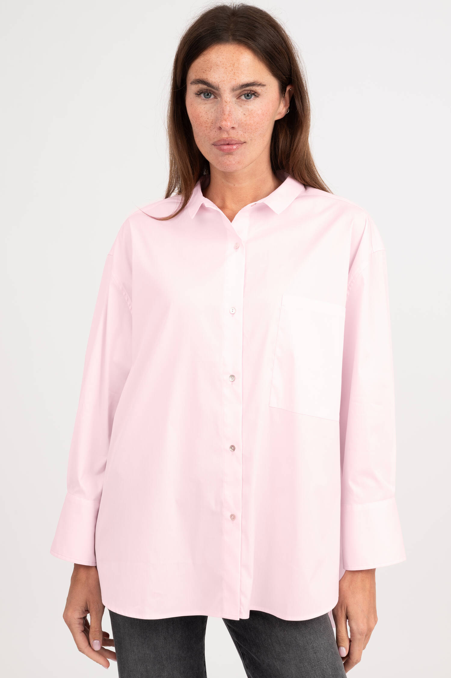 Oversize Bluse in Rosa Oversize Bluse in Rosa