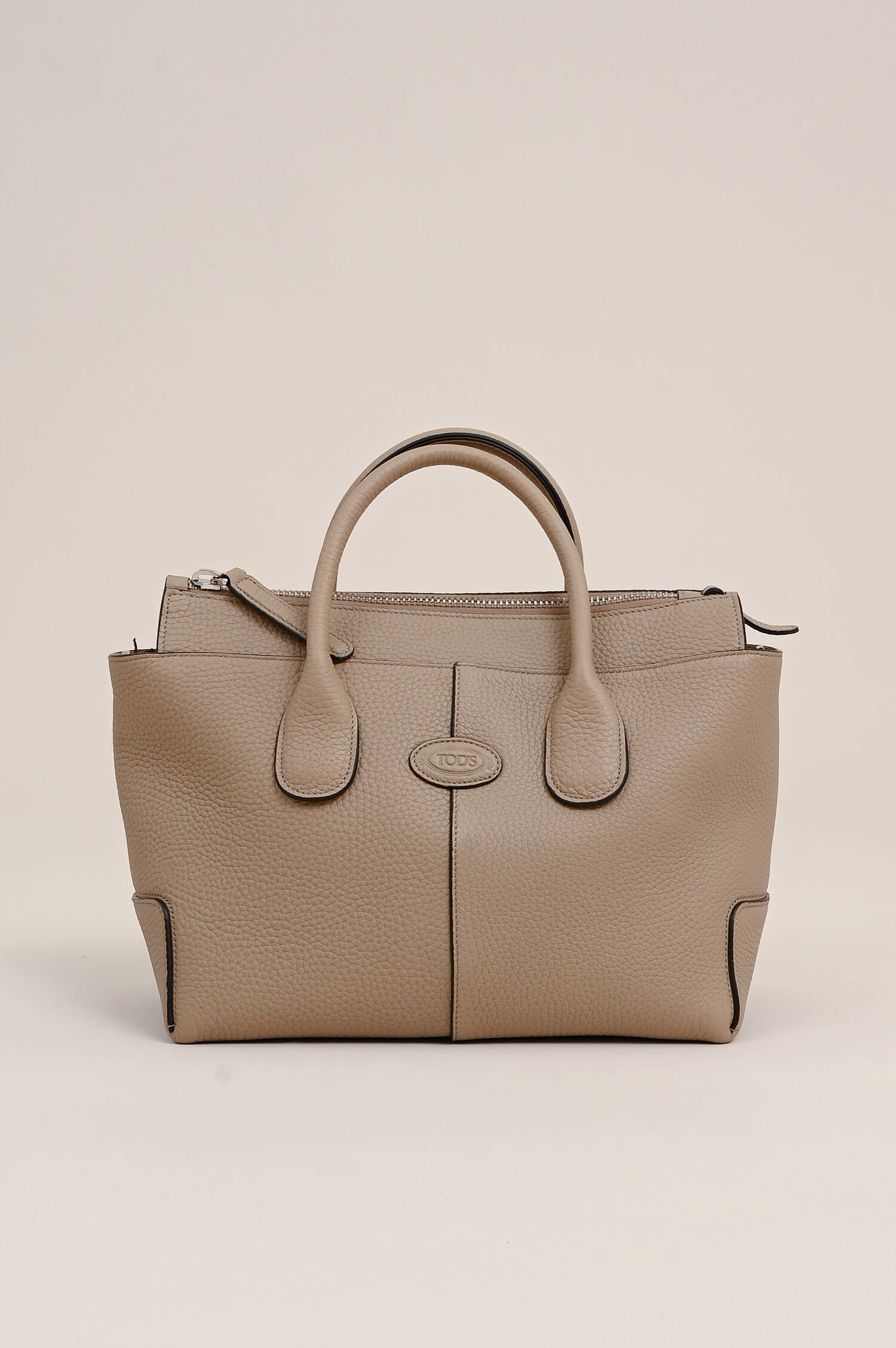 Tasche aus Leder in Seppia