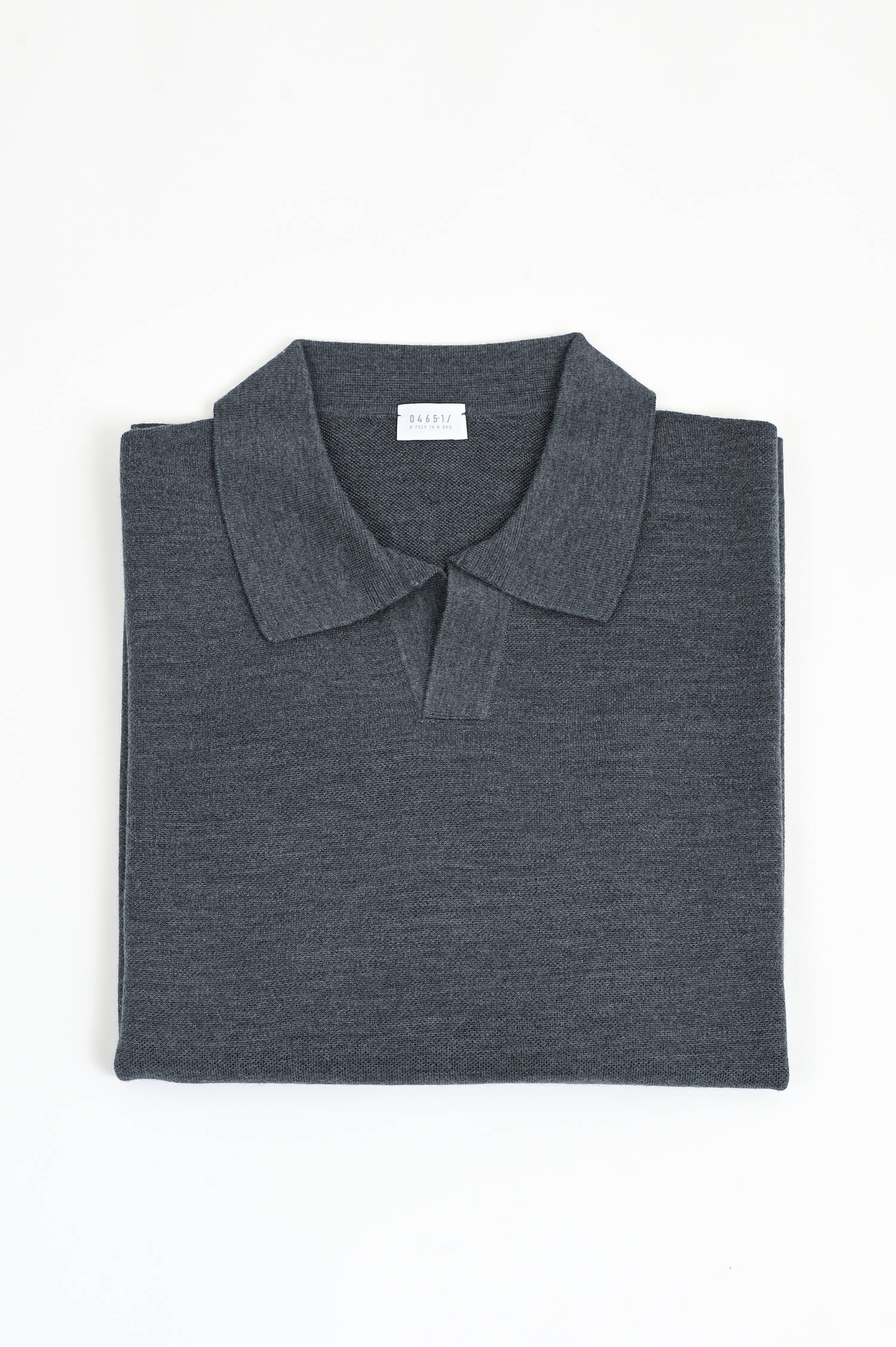 Feinstrickpullover aus Wolle in Grau