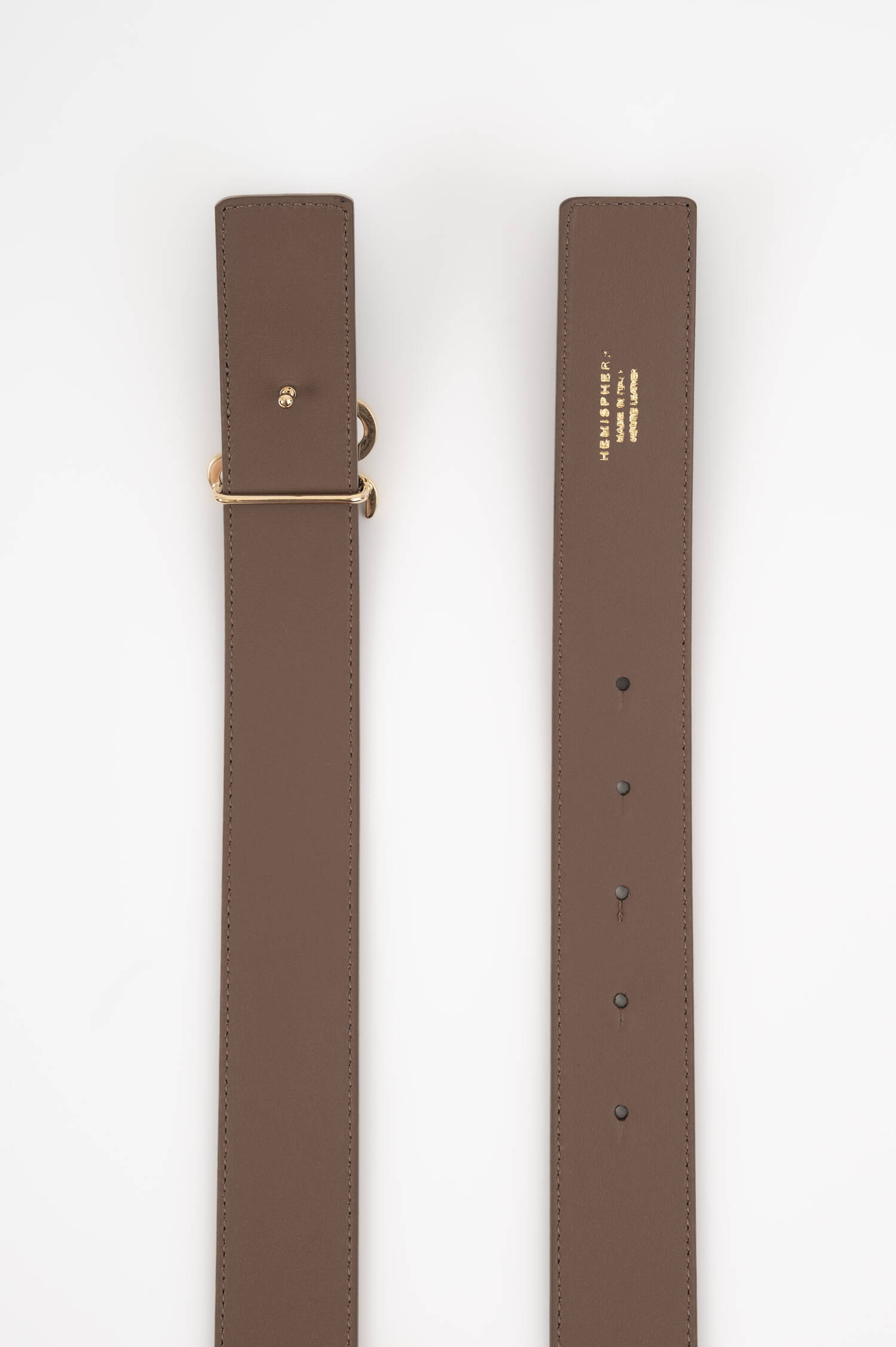 Saffianoledergürtel BIG-NEW-GLOW in Braun