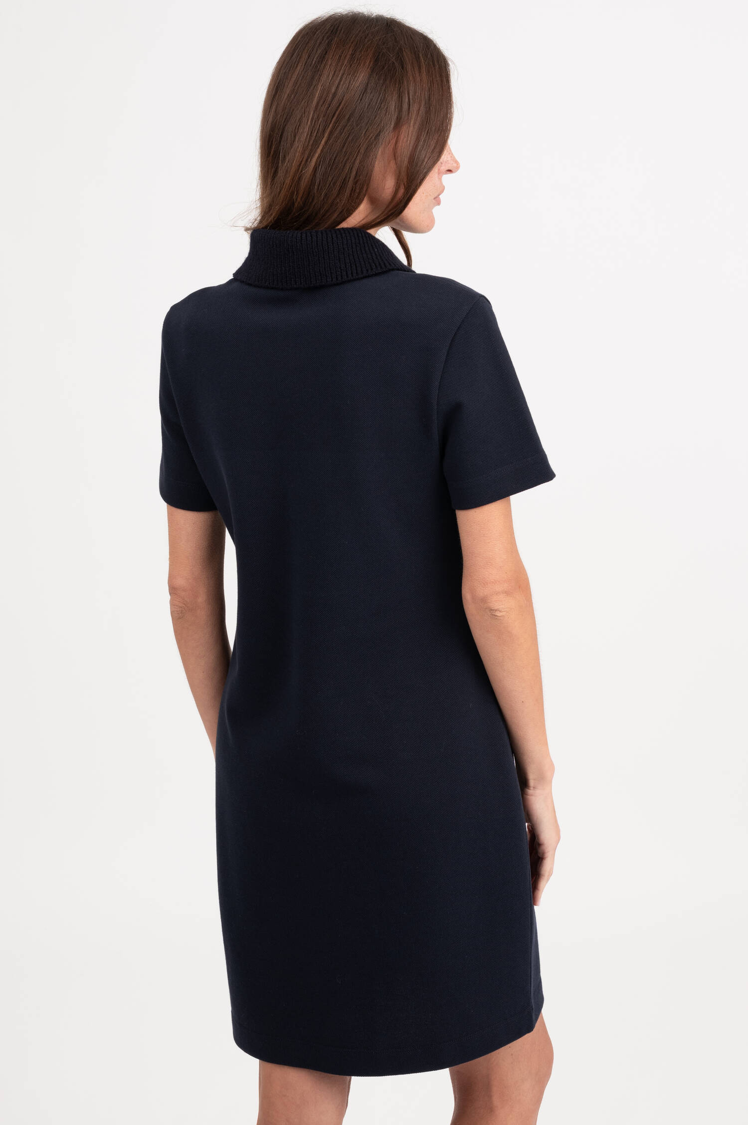 Pique Polokleid in Navy Pique Polokleid in Navy