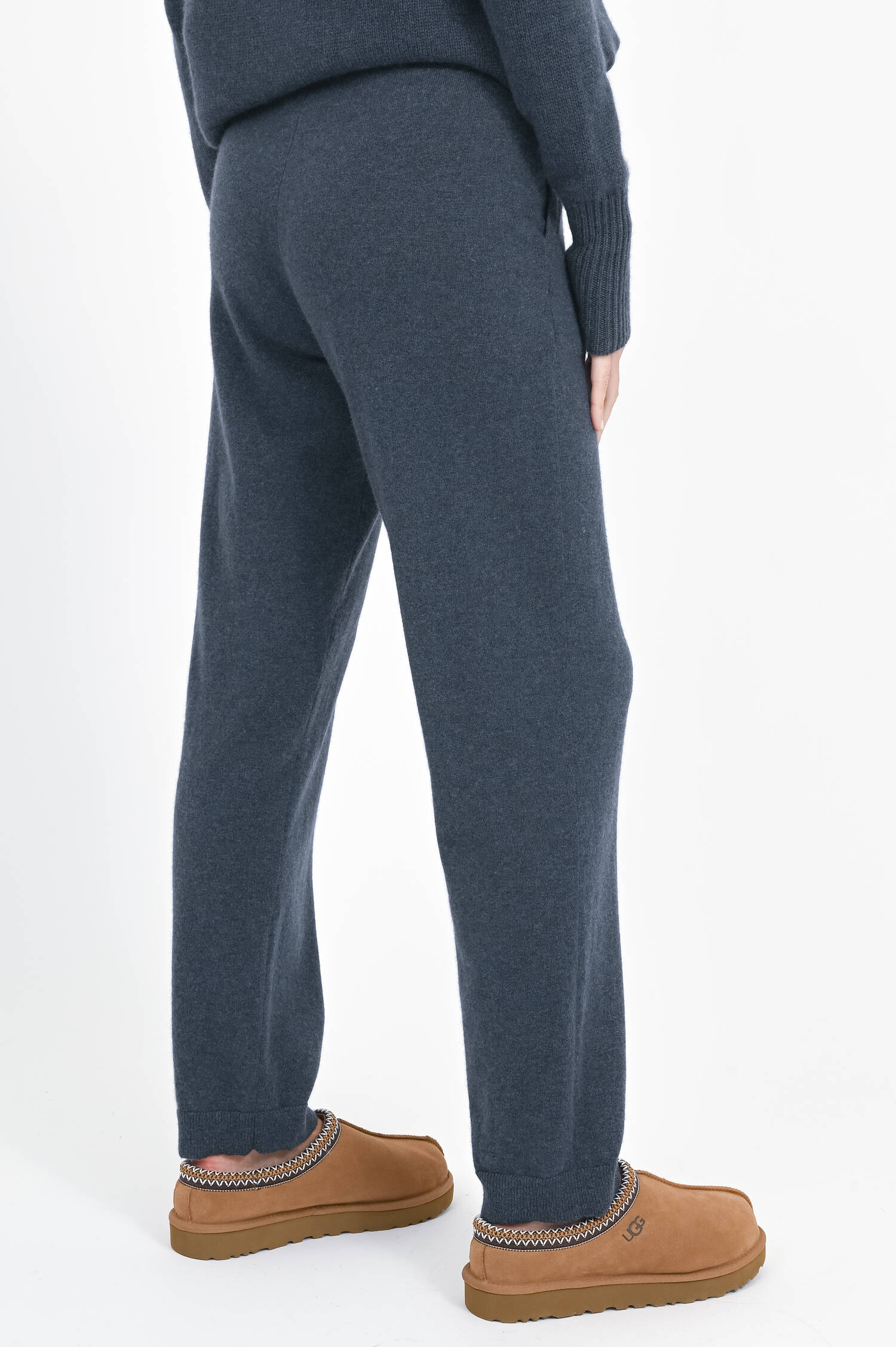 Cashmere Hose SYMONE in Graublau
