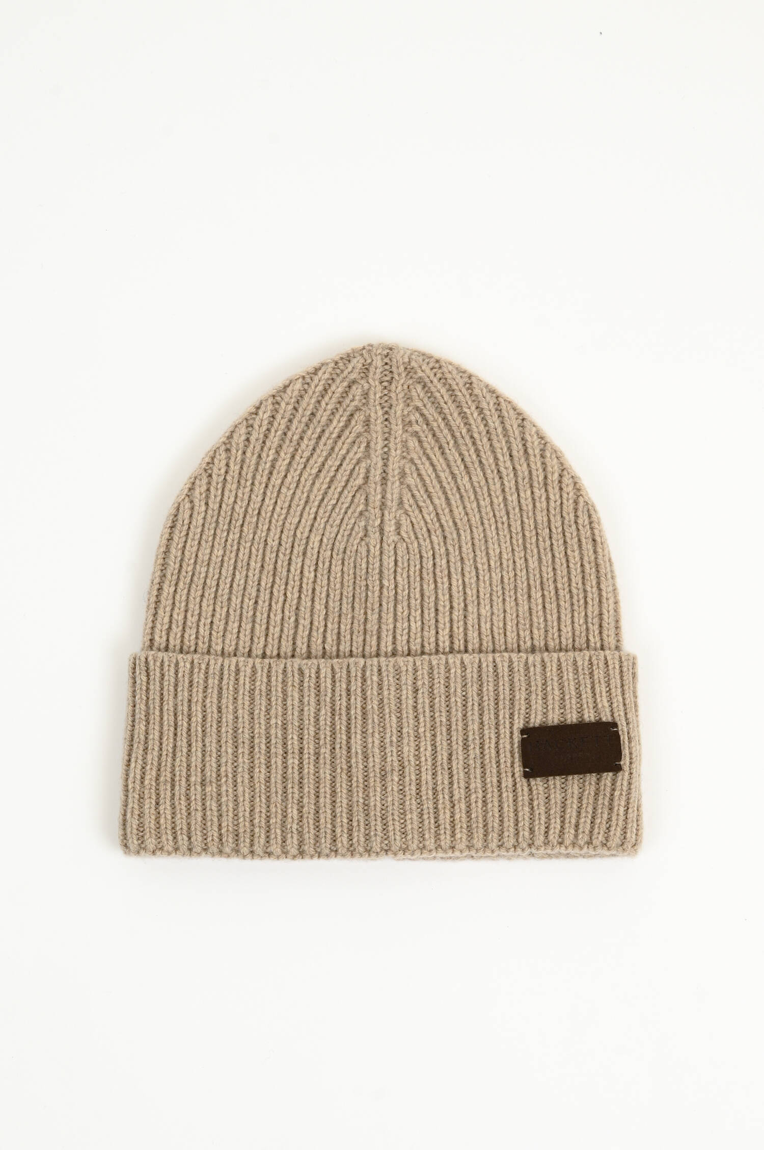 Cashmere-Mütze in Beige