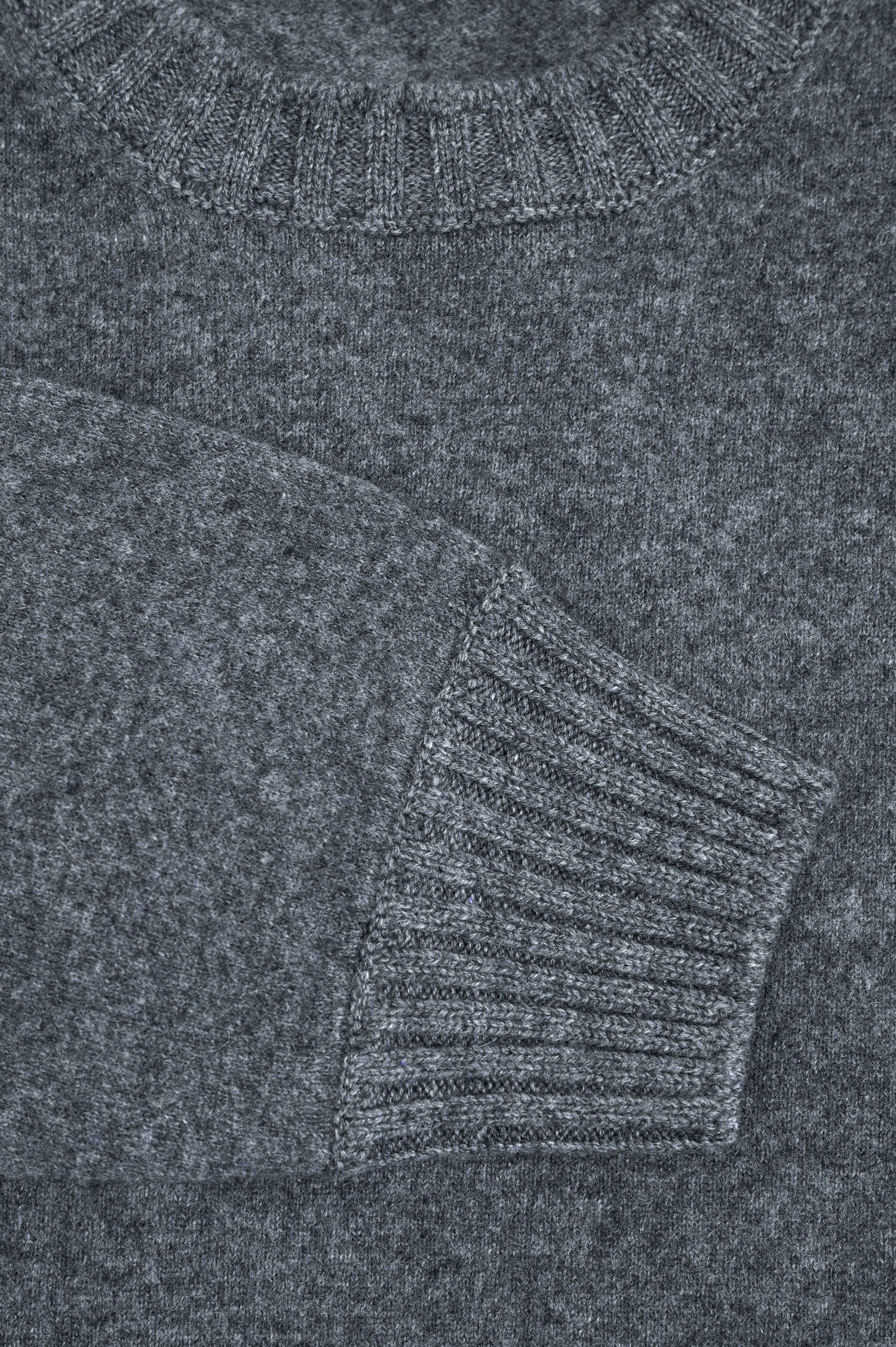 Cashmere-Pullover in Grau