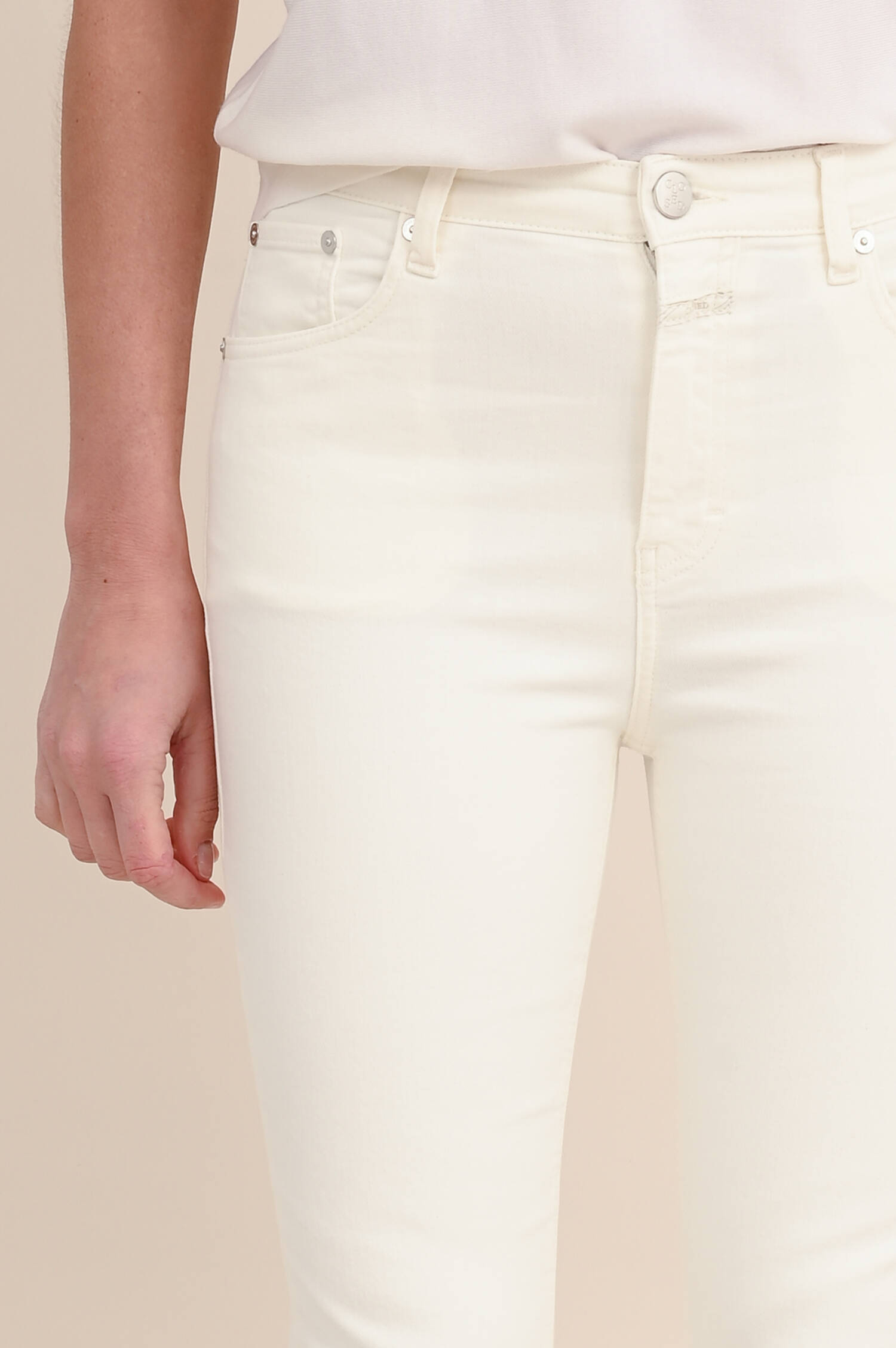 Flared Jeans HI-SUN in Ivory
