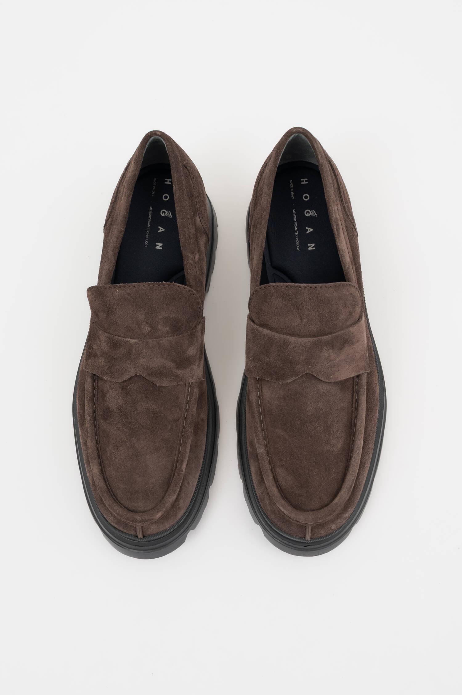 Suede Loafer Mokassin in Braun Suede Loafer Mokassin in Braun