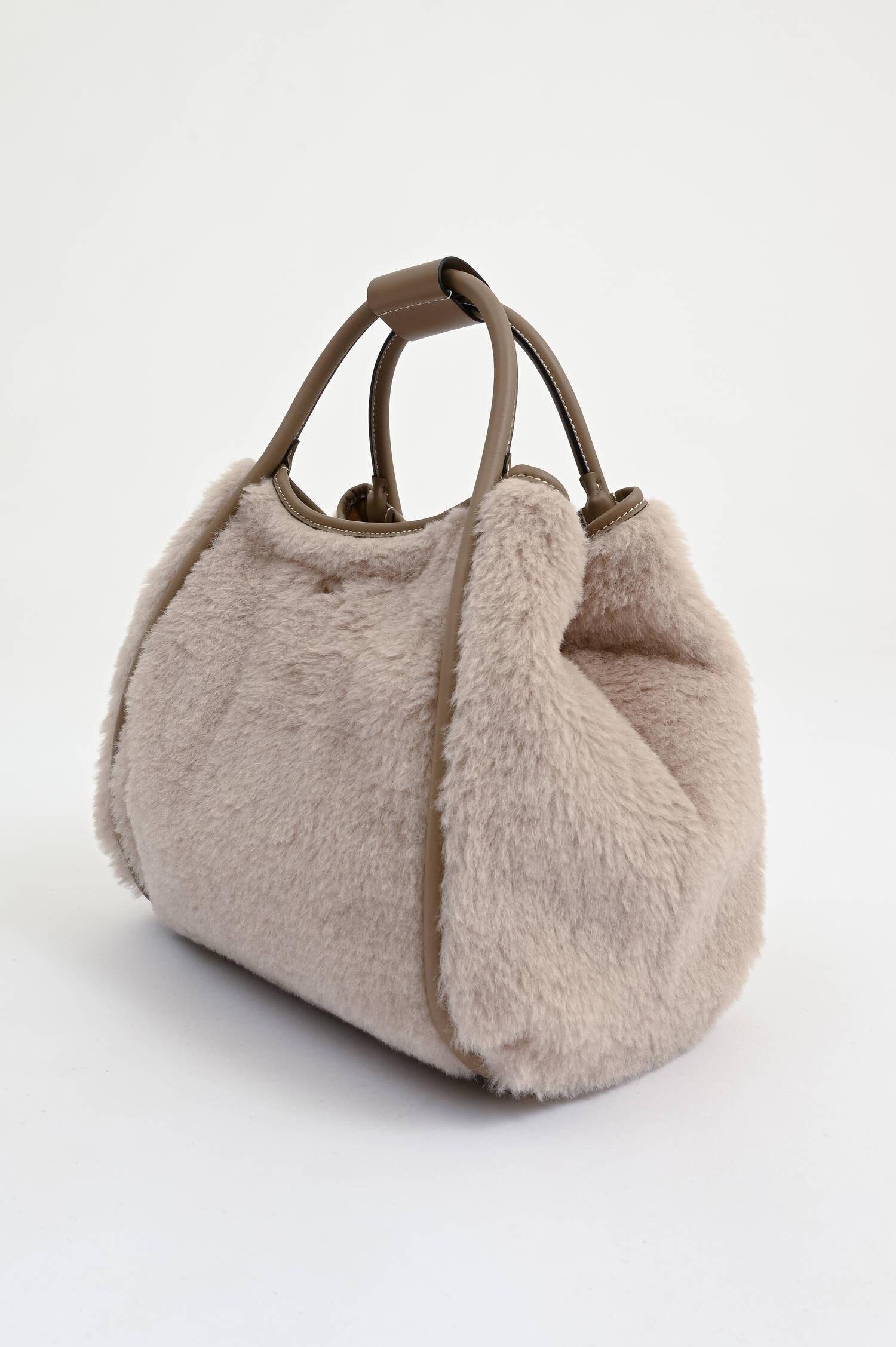 Teddyfell-Tasche MARINE in Sand