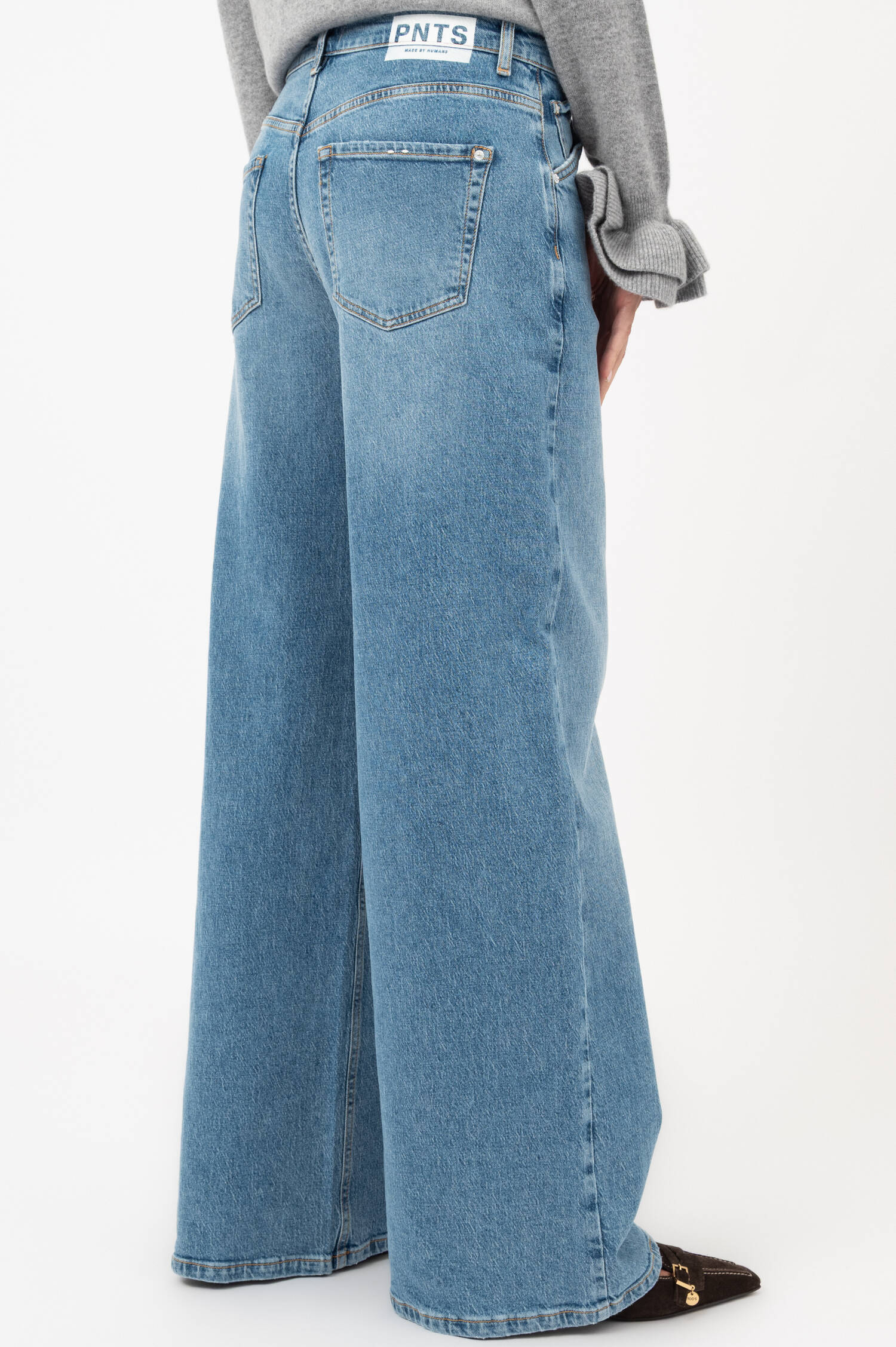 Baggy-Wide-Leg-Jeans THE RAVER in Blau Baggy-Wide-Leg-Jeans THE RAVER in Blau