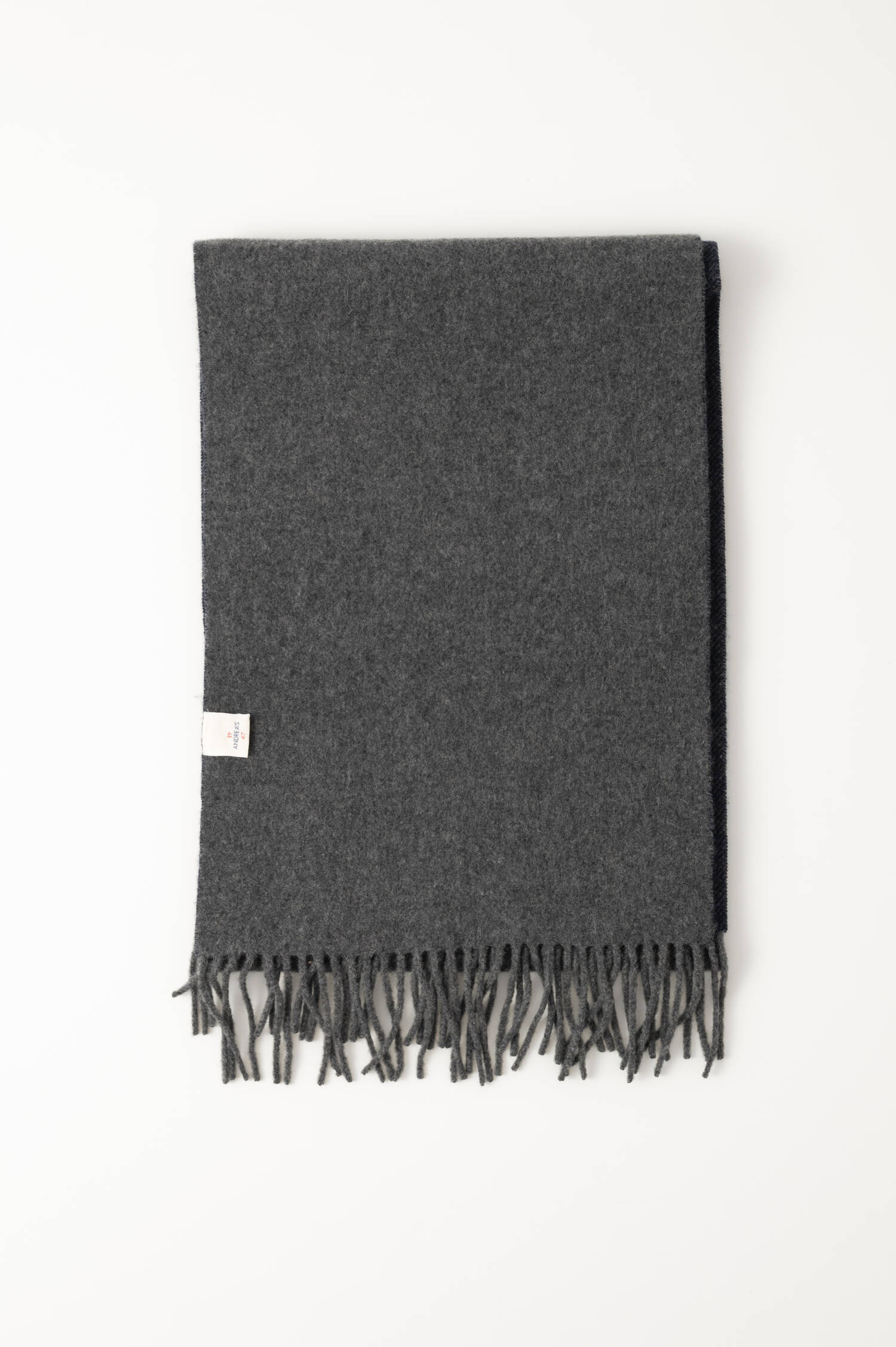 Cashmere-Schal in Blau/Grau Cashmere-Schal in Blau/Grau