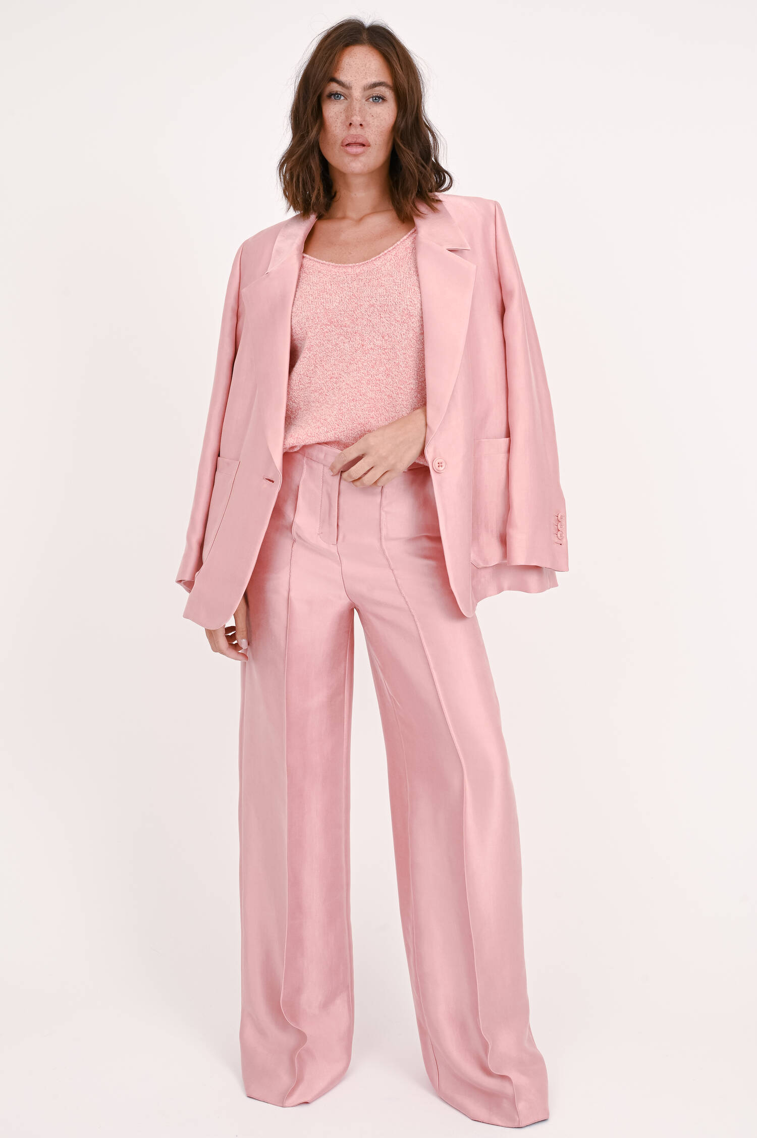 Oversize-Blazer in Soft Pink