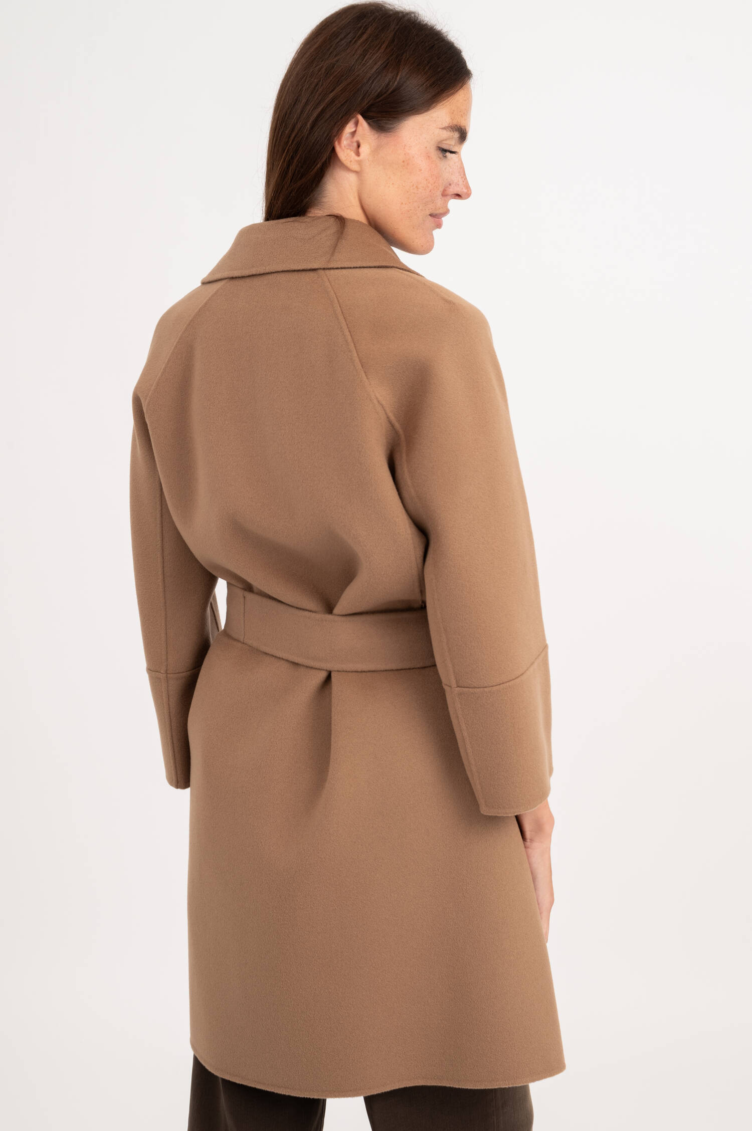 Wollmantel ARONA in Camel