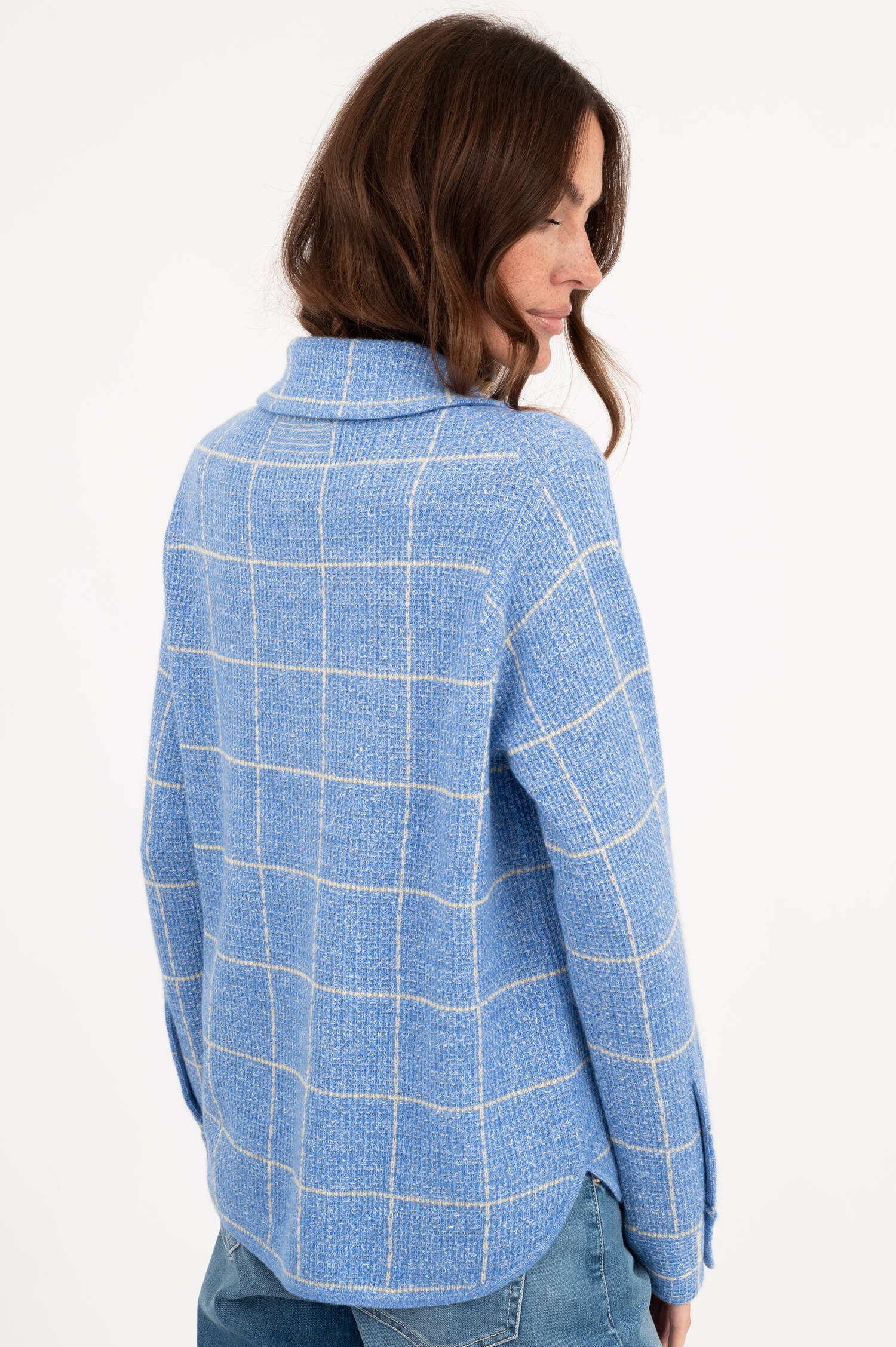 Strick Hemd DYLAN in Hellblau Strick Hemd DYLAN in Hellblau