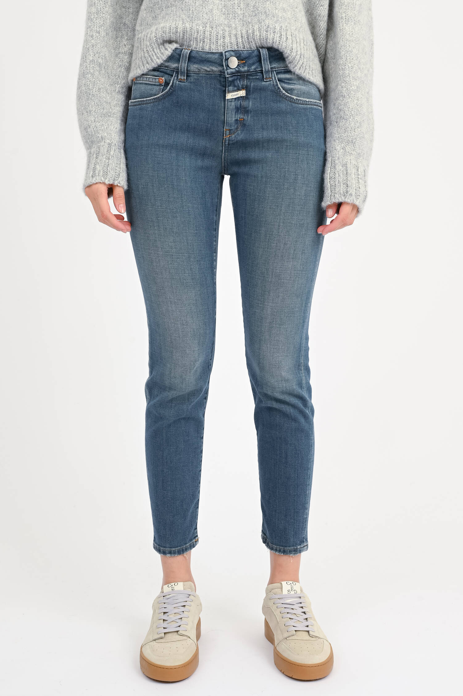 Slim Fit Jeans Baker in Mittelblau