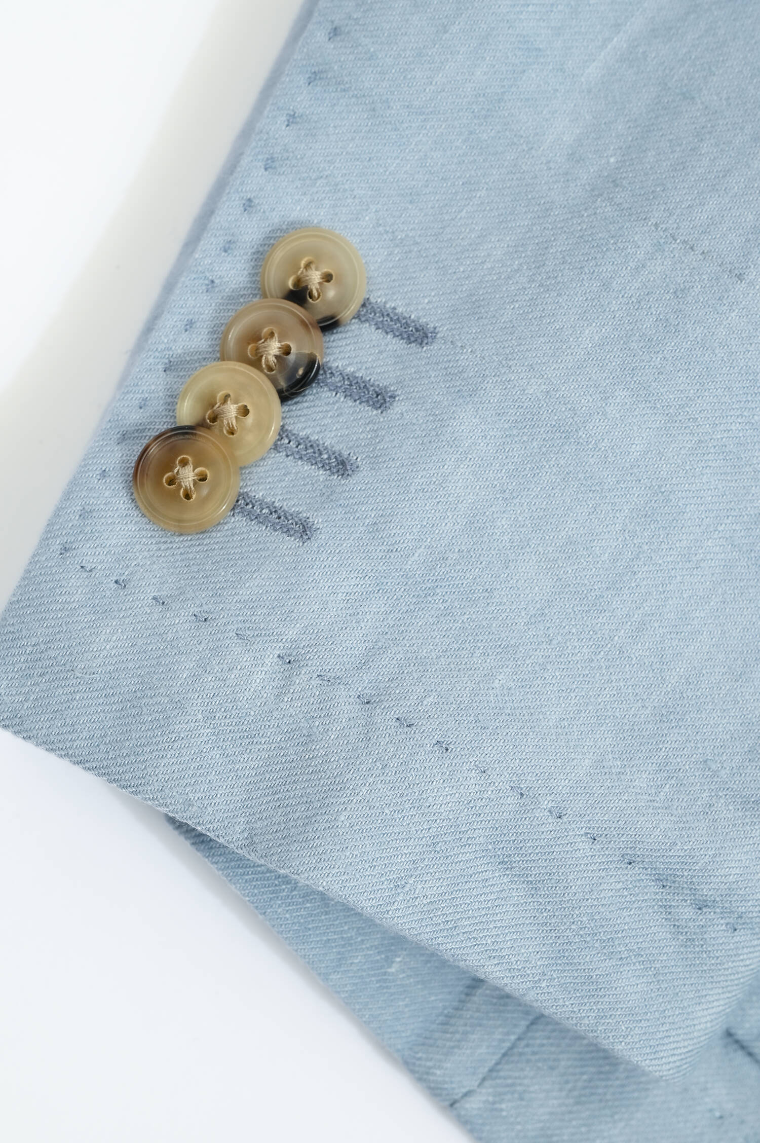 Sakko aus Leinen-Mix in Hellblau Sakko aus Leinen-Mix in Hellblau