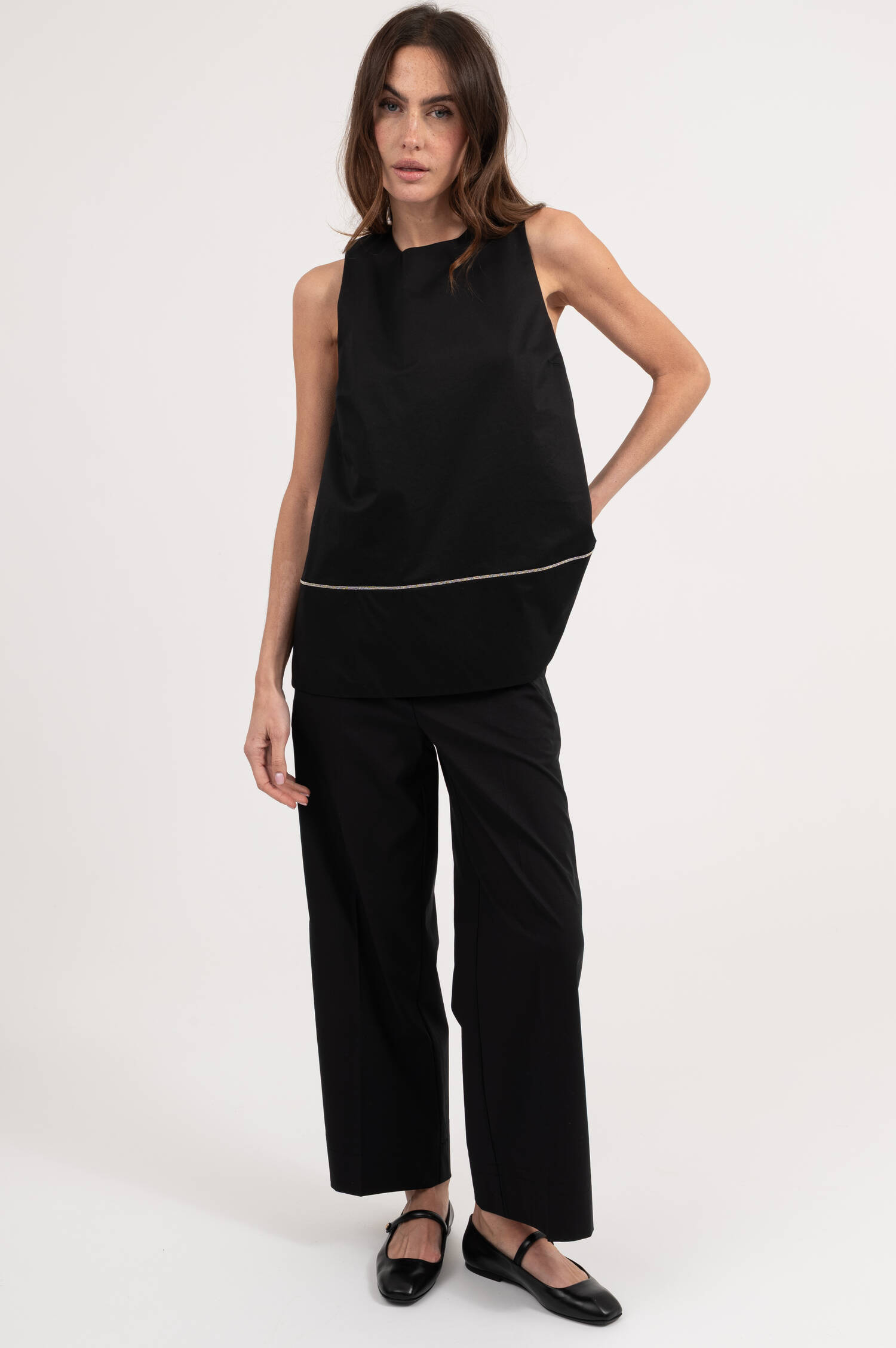 Blusentop in Schwarz