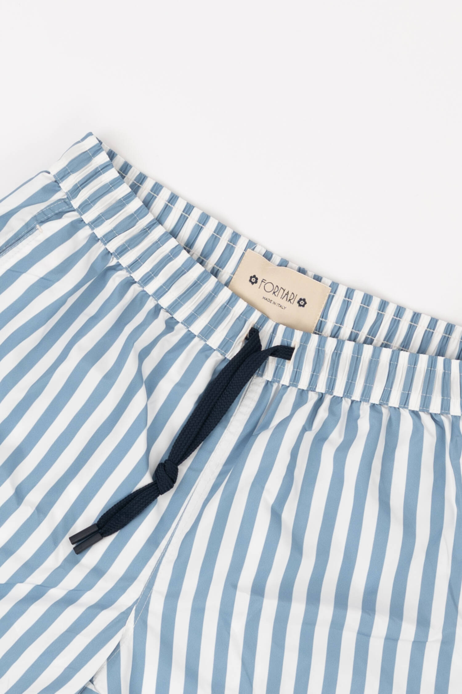 Badehose in Blau/Weiß gestreift