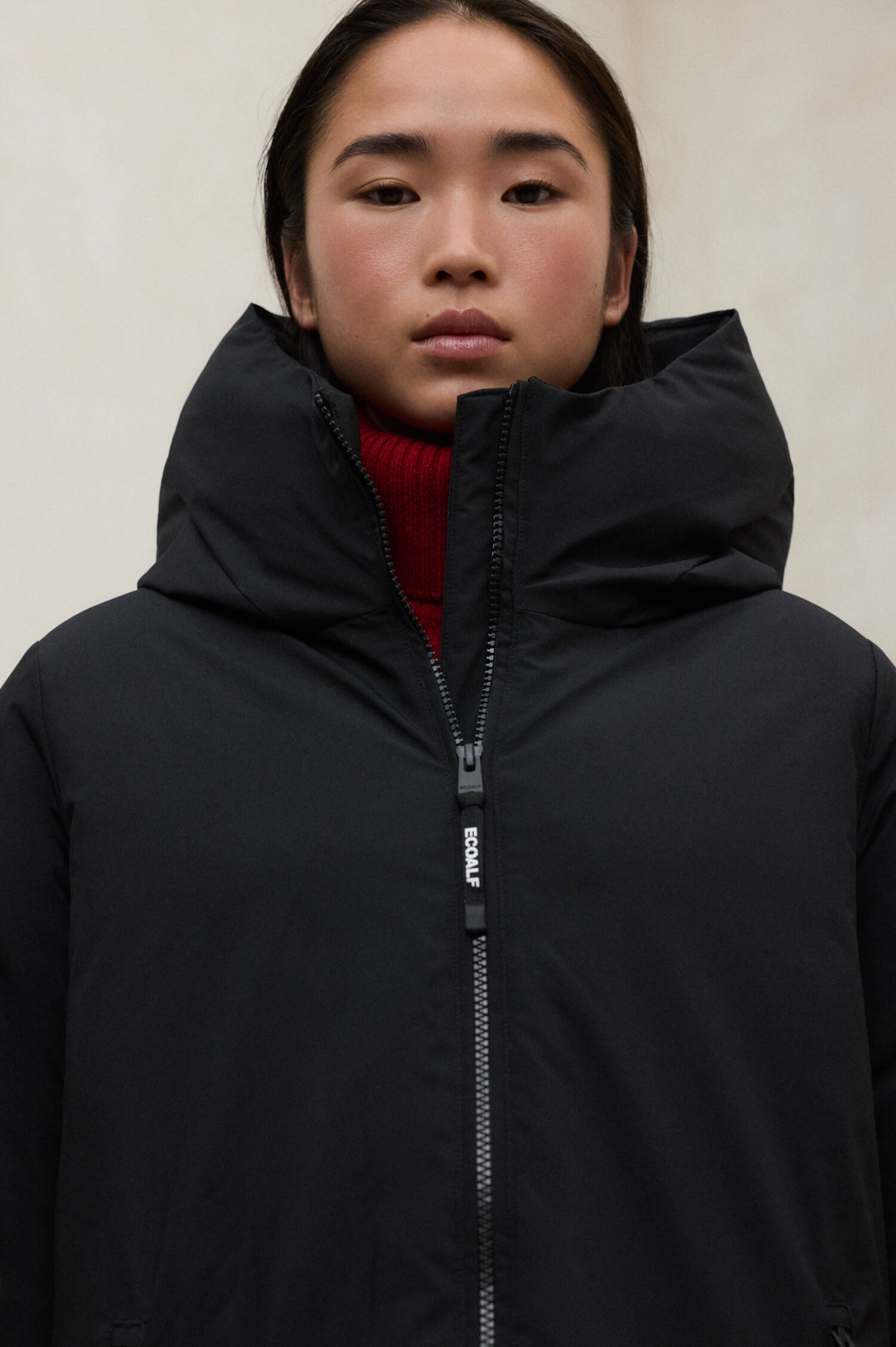 Mantel MATI in Schwarz