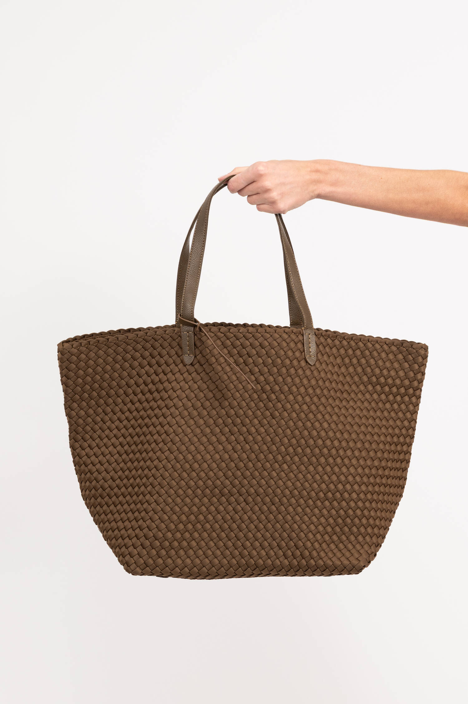 Neopren JETSETTER LARGE TOTE in Braun