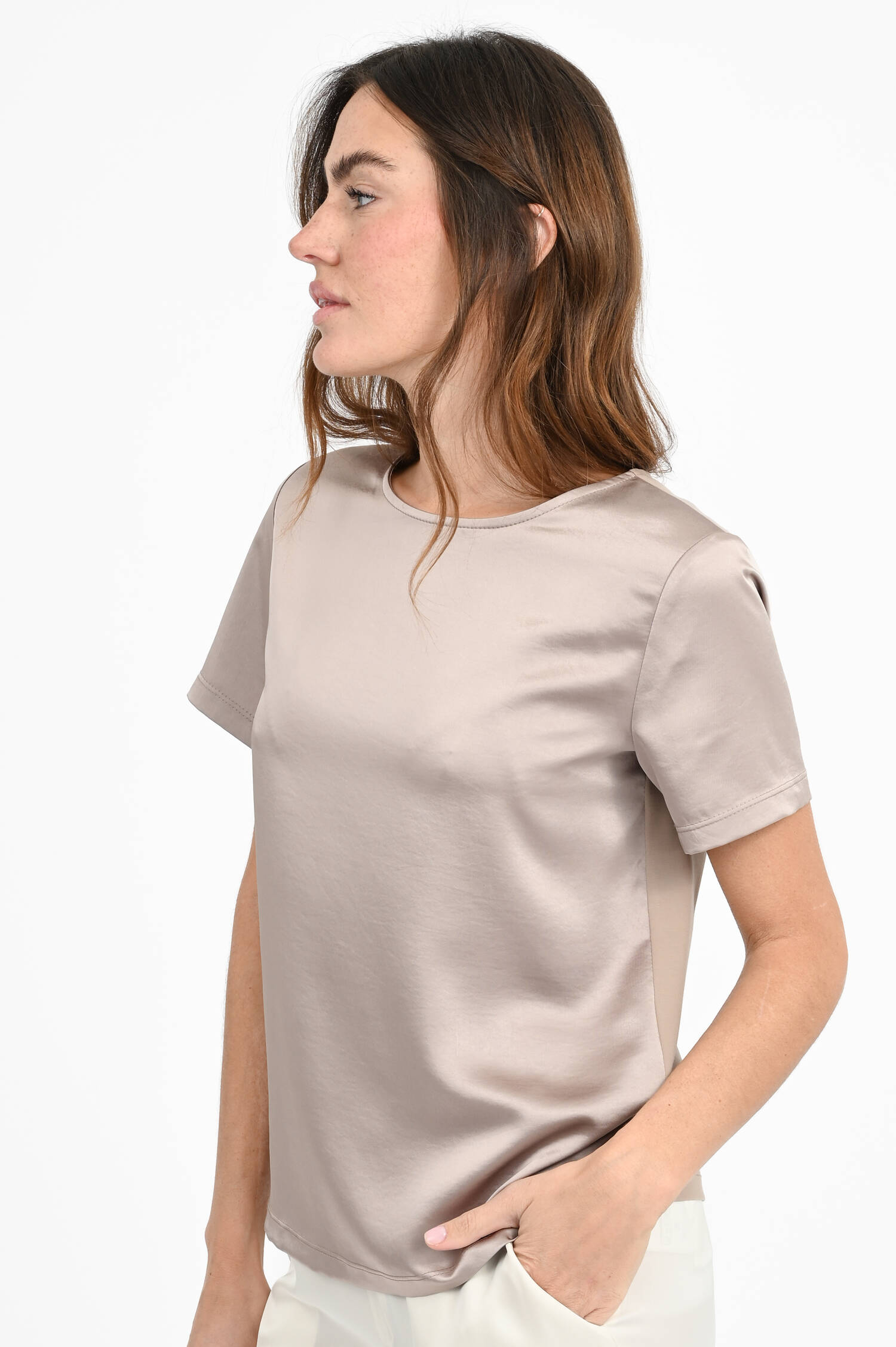 Shirt ZONA mit Satin-Optik in Rose Shirt ZONA mit Satin-Optik in Rose