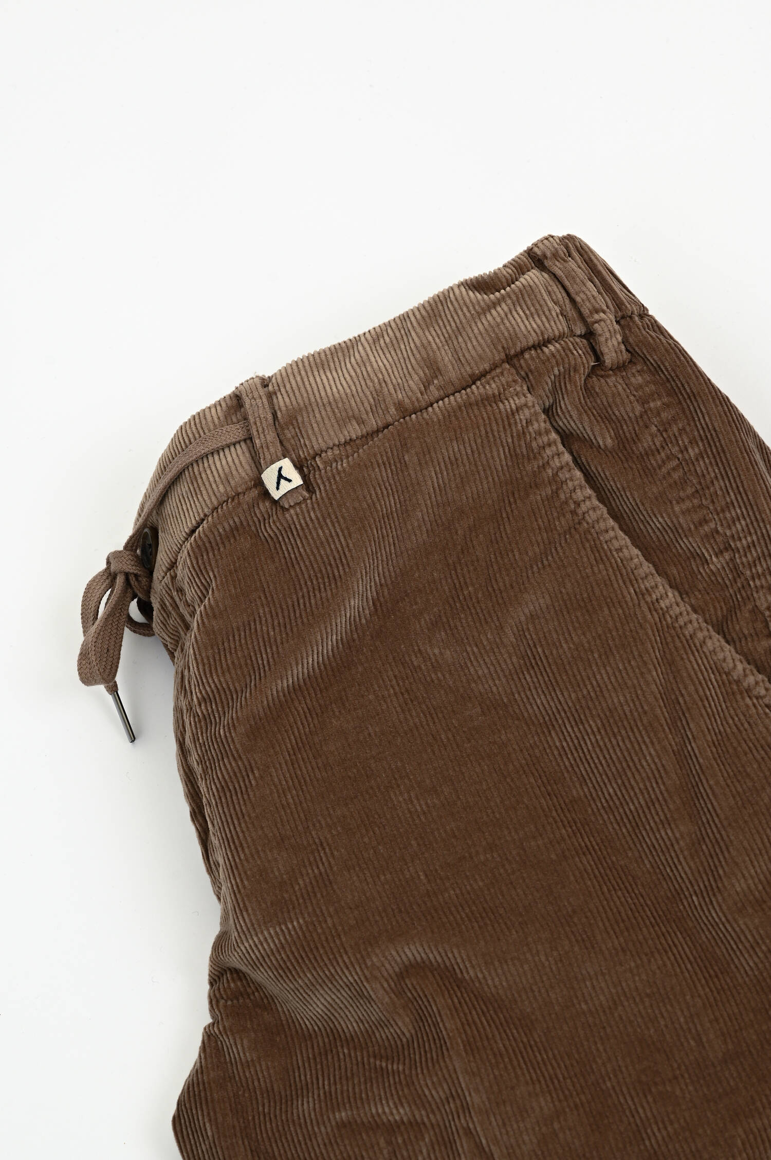 Hose aus Baumwoll-Cord in Camel