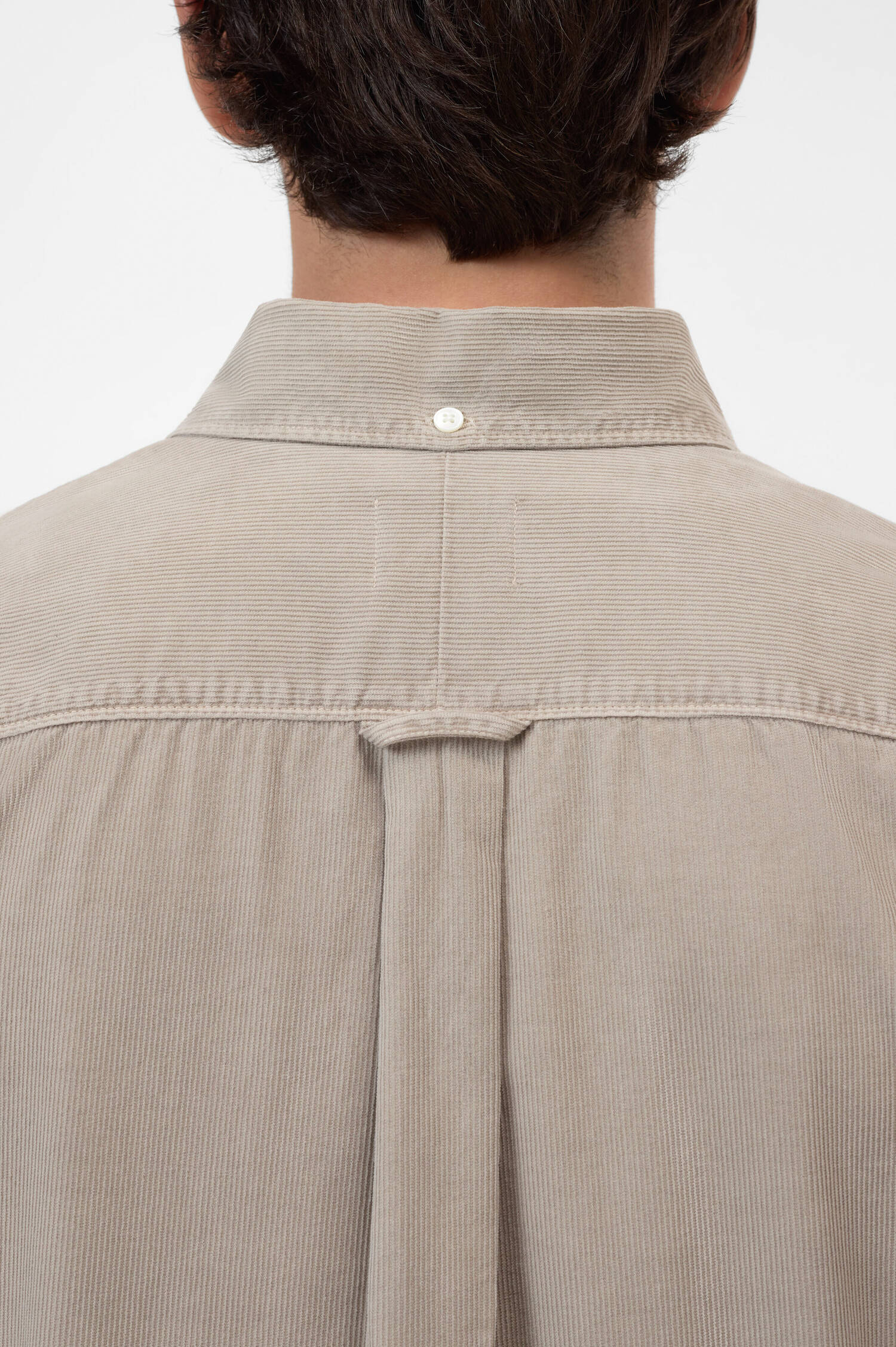 Cord-Hemd aus Baumwolle in Beige Cord-Hemd aus Baumwolle in Beige