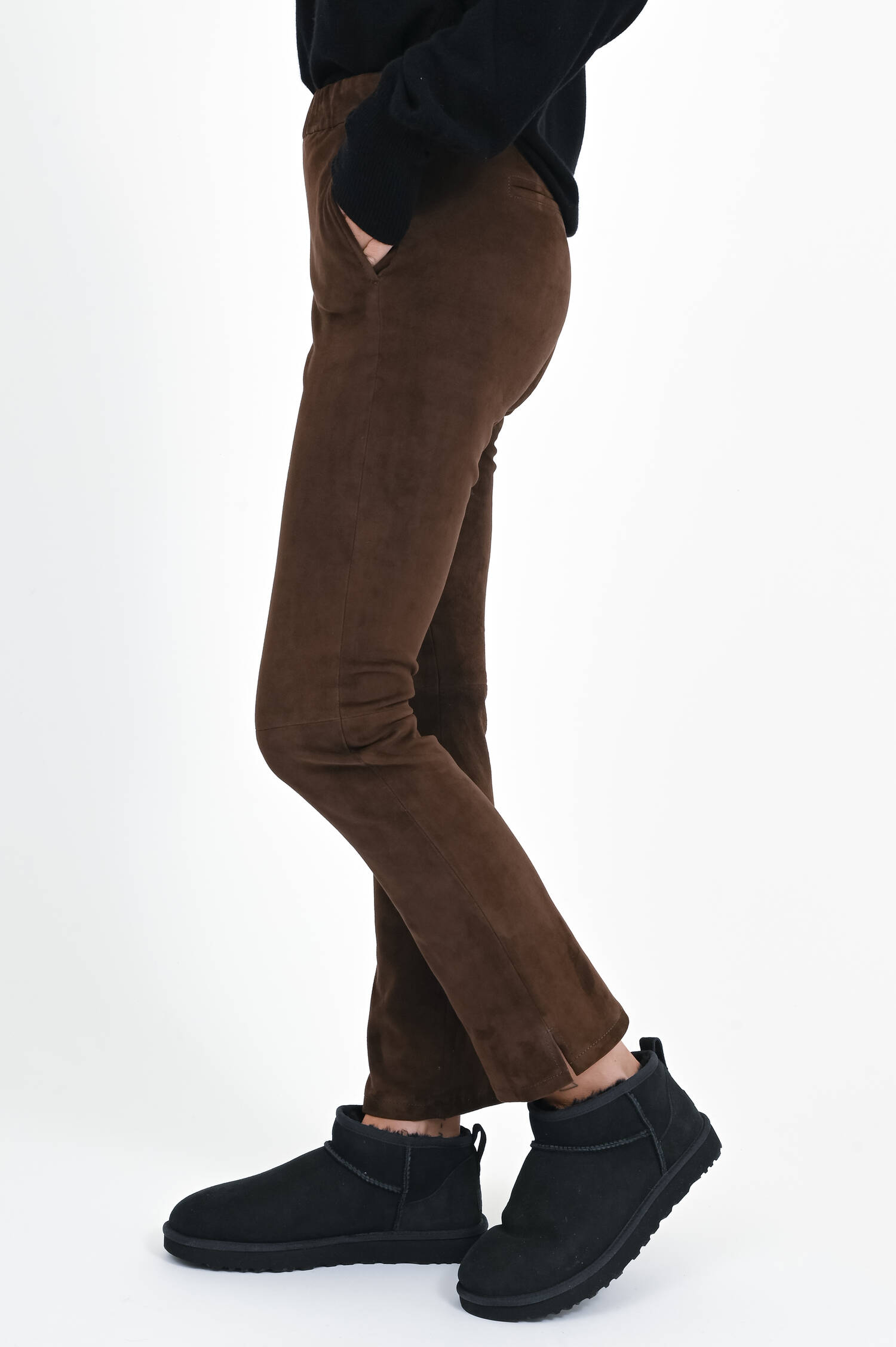 Lederhose KAMILLA in Mid Brown