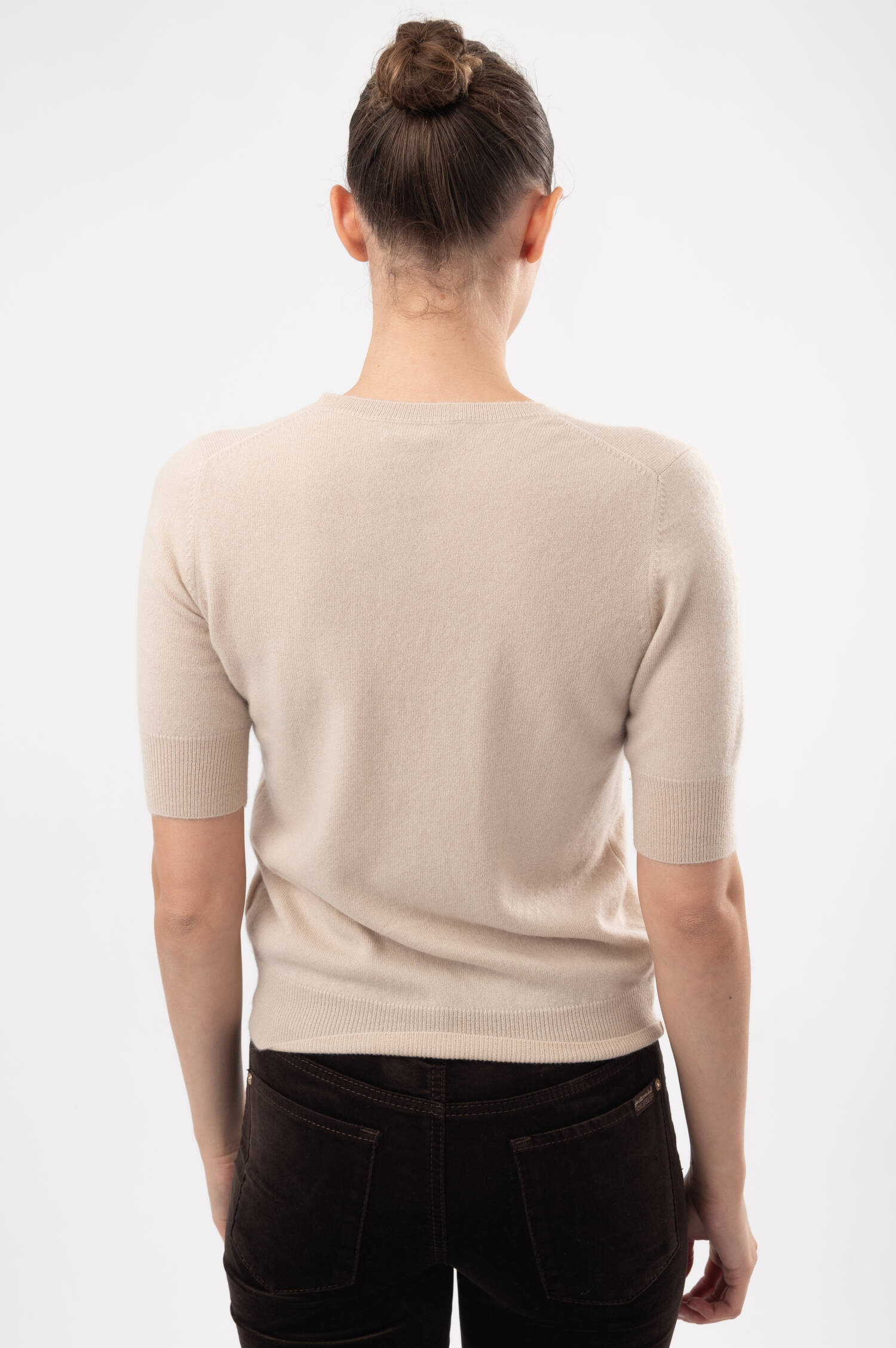 Cashmere-Pullover in Beige Cashmere-Pullover in Beige