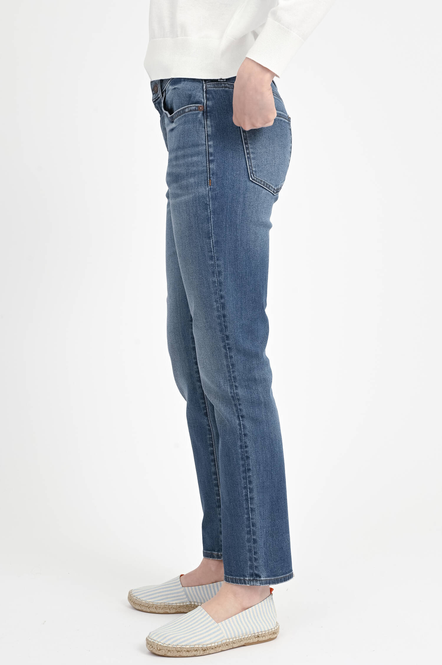 Slim Fit Jeans SKINNY GROOVY in Dunkelblau