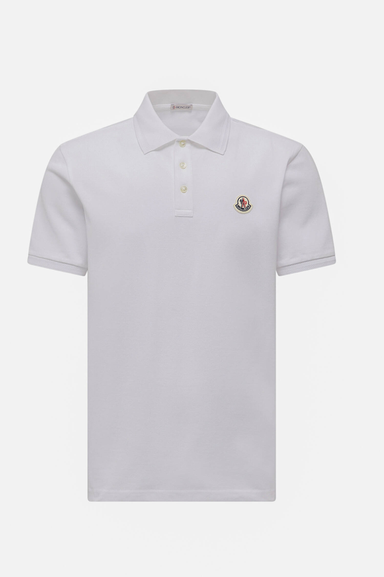 Poloshirt mit Kragen-Details in Weiß