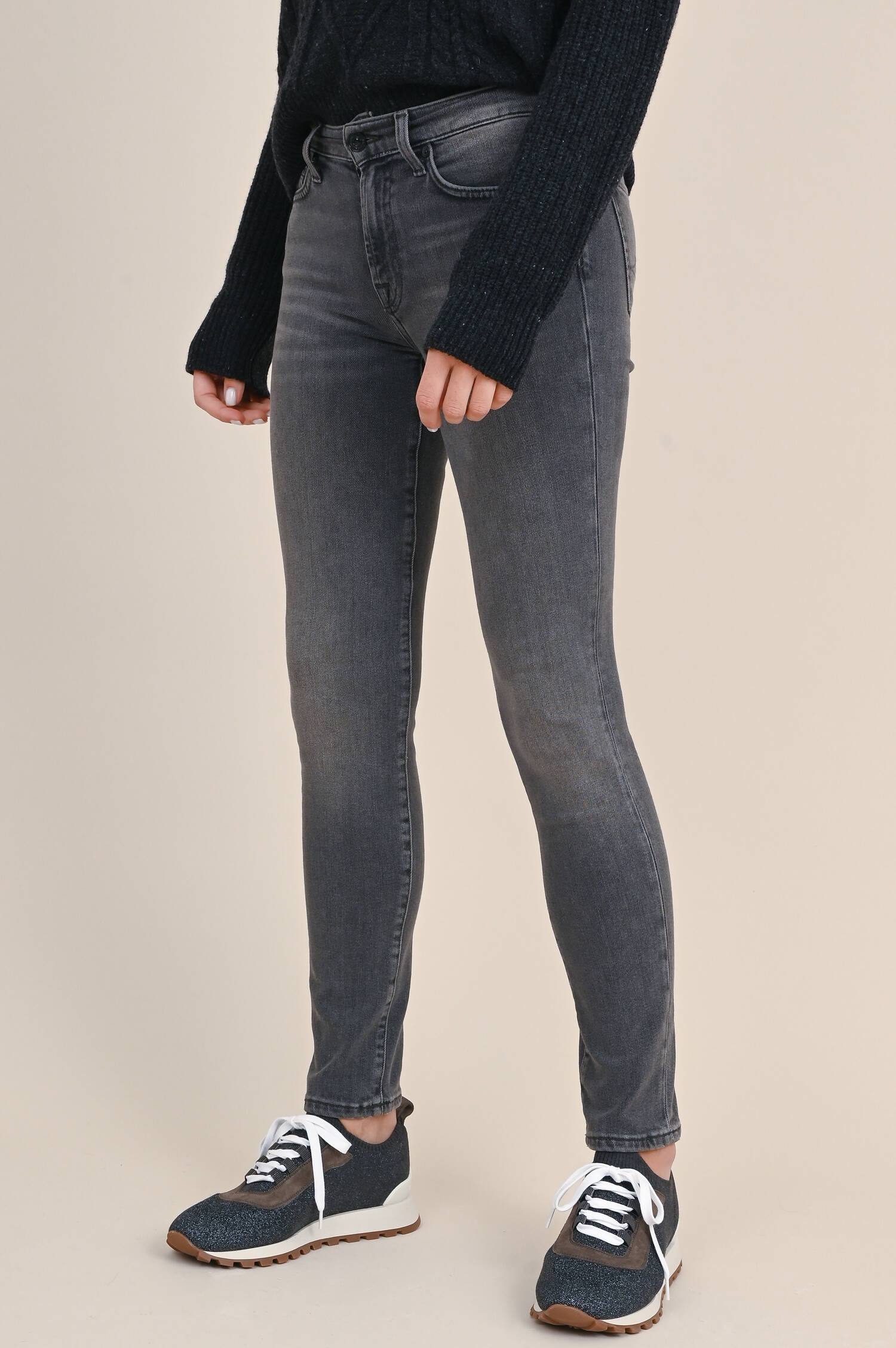 Jeans ROXANNE ANKLE im Vintage-Look in Grau Jeans ROXANNE ANKLE im Vintage-Look in Grau