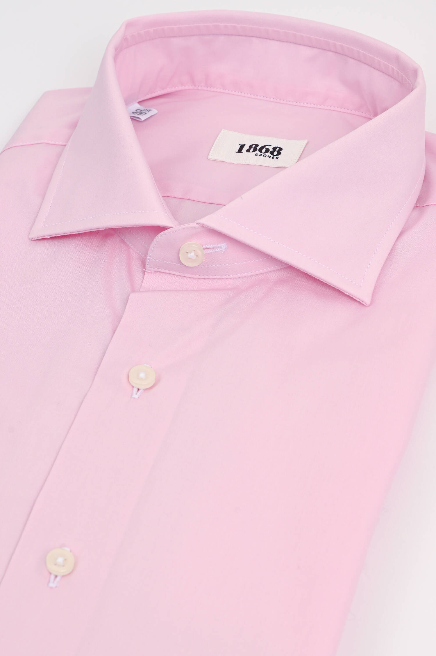 Hemd aus Baumwoll-Twill in Rosa